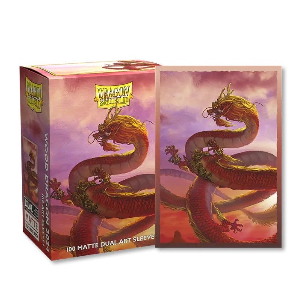 Dragon Shield Sammelkarte Dragon Shield: Dual Art Year of the Dragon 2024 Wood Dragon (100)