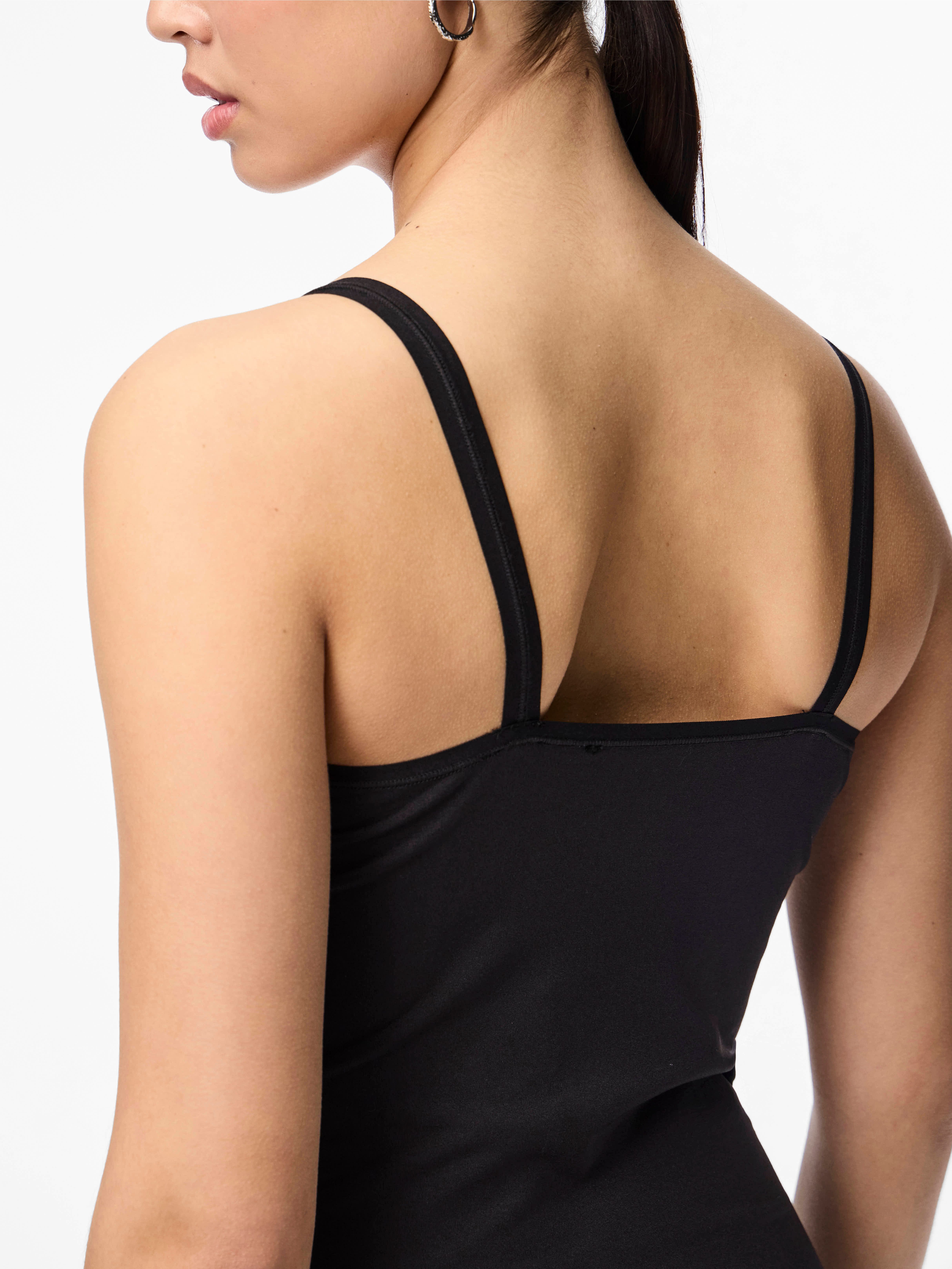 pieces Unterkleid PCBALLROOM LONG SINGLET NOOS BC mit Shaping-Effekt