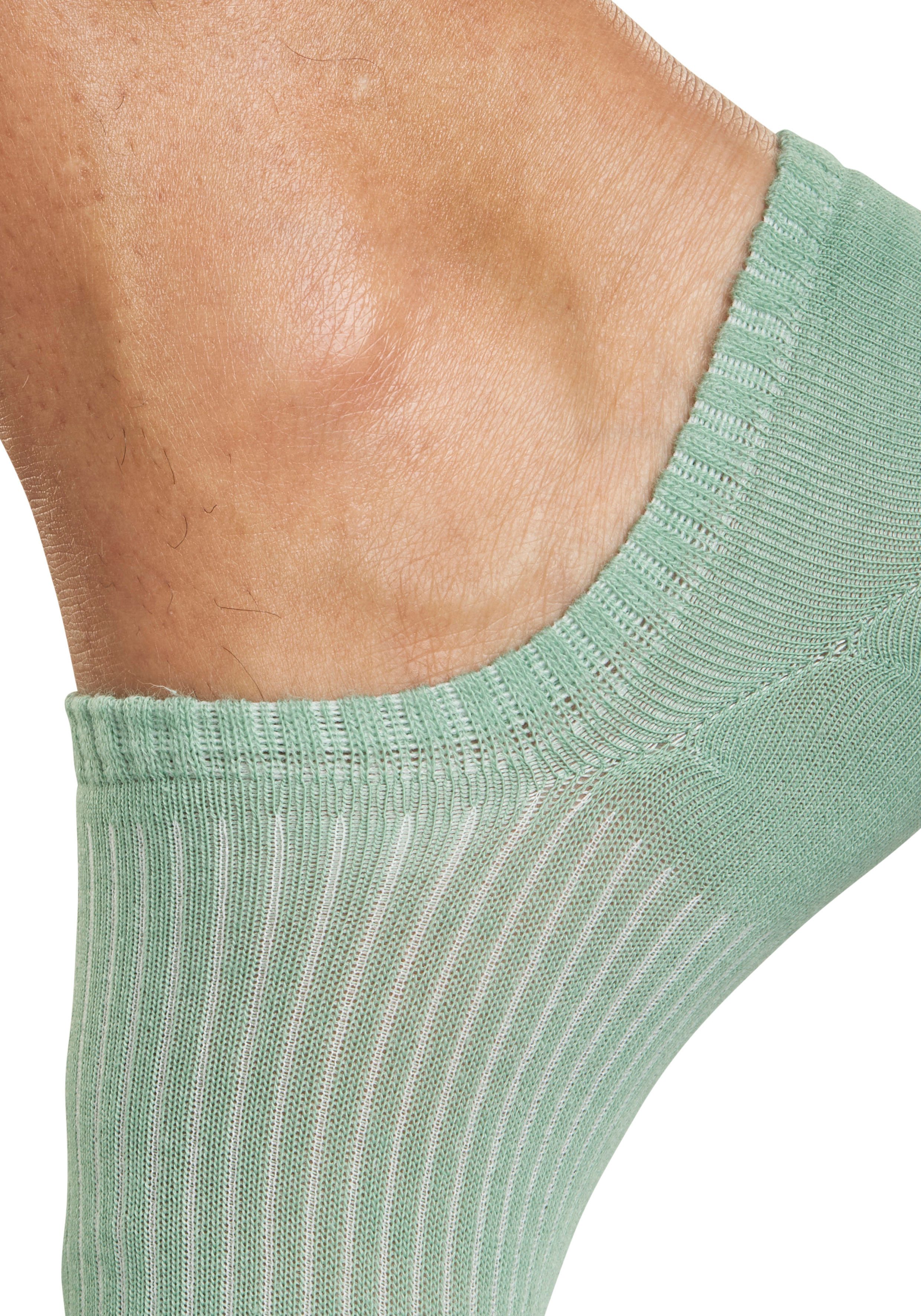 H.I.S Sneakersocken Herren Unsichtbare Füßlinge, Kurz Sneaker Socken (Packung, 7-Paar, No Show) invisible und gerippt – Bild 4 von 5
