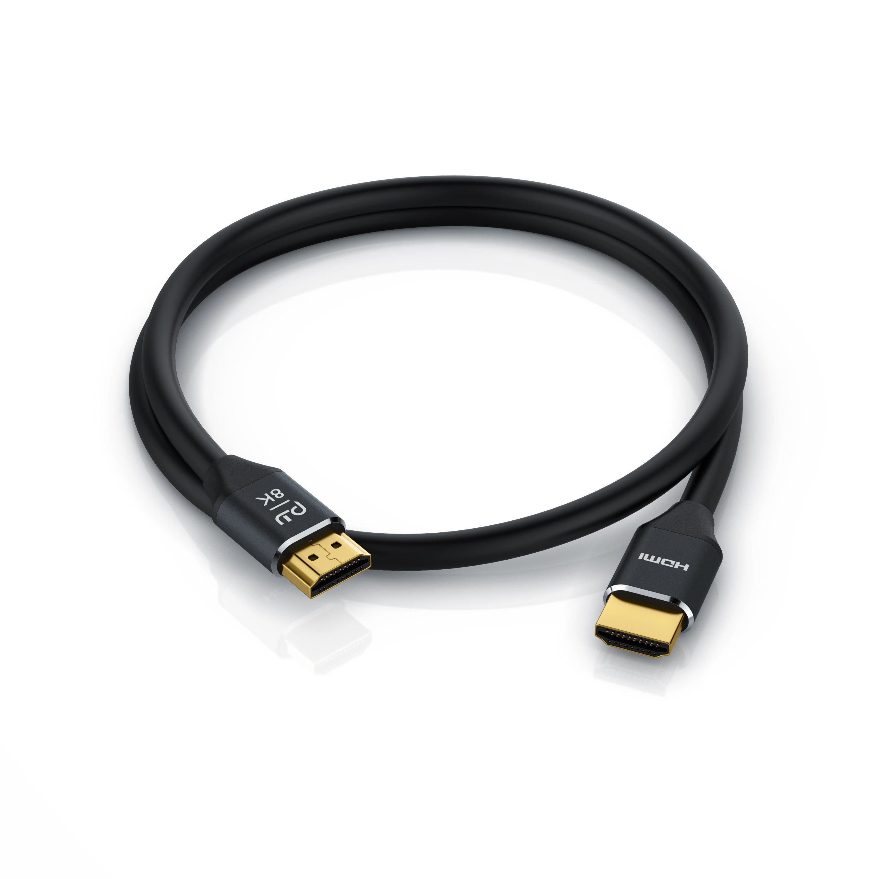 Primewire HDMI-Kabel, 2.1, HDMI Typ A (150 cm), 8K Premium Ultra High Speed 7680 x 4320 @ 120 Hz mit DSC - 1,5m