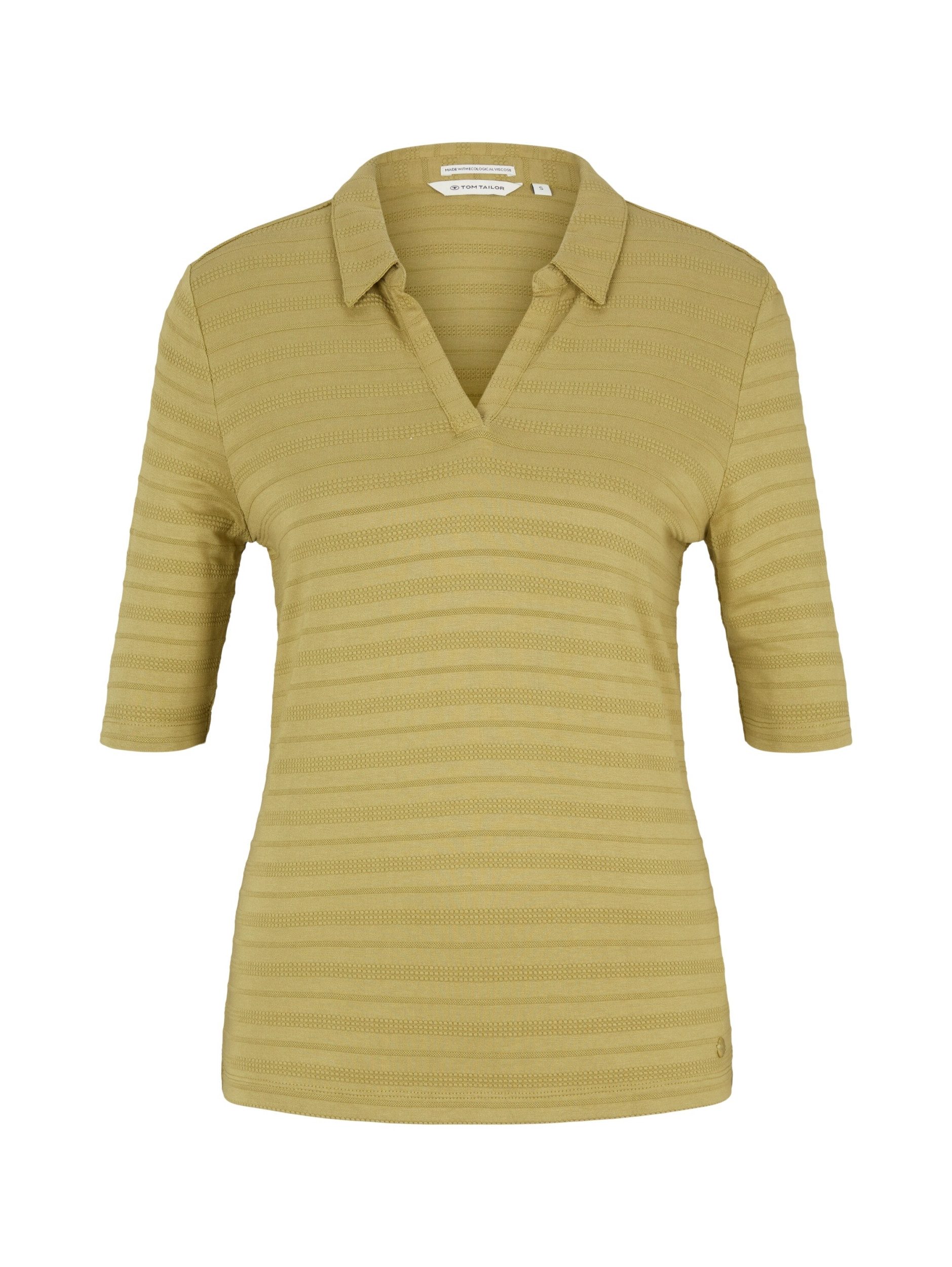 TOM TAILOR T-Shirt T-shirt collar with structure