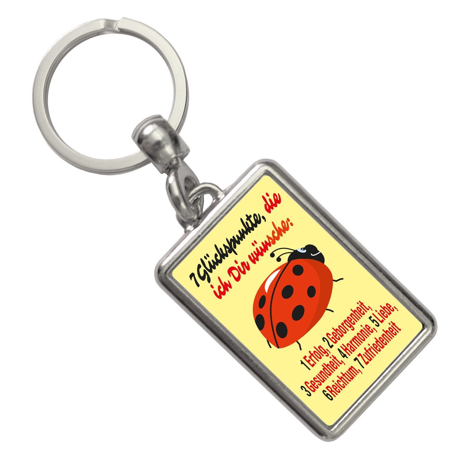 speecheese Schlüsselanhänger Marienkäfer Schlüsselanhänger mit Spruch günstig online kaufen