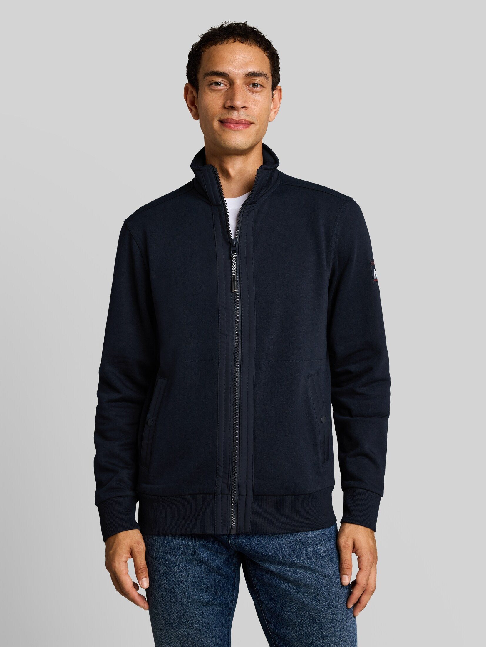 TOM TAILOR Sweatjacke Strick & Sweatshirts Sweatjacke mit Stehkragen