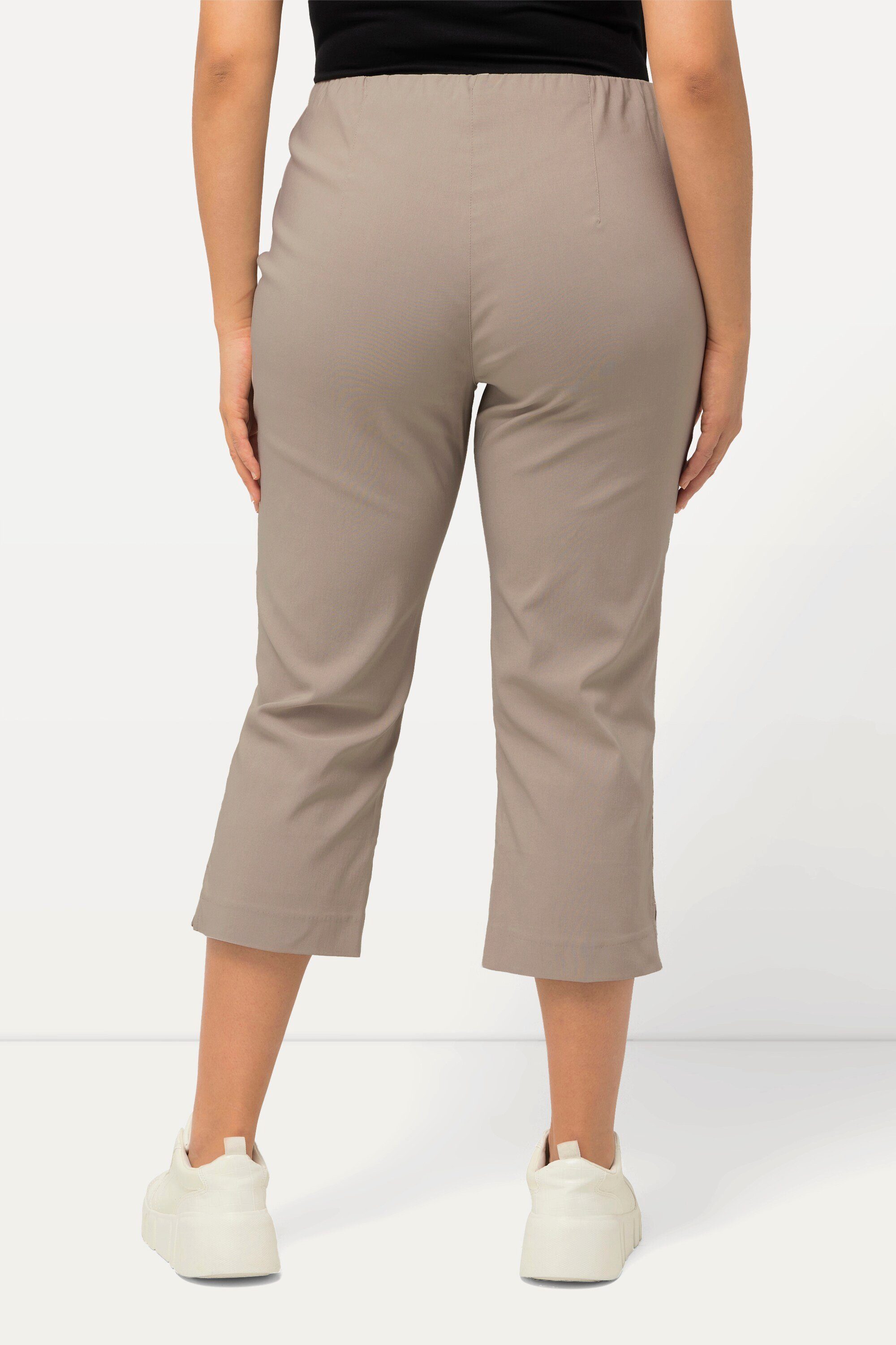 Ulla Popken Funktionshose Bengalinhose wadenlang Elastikbund Stretch