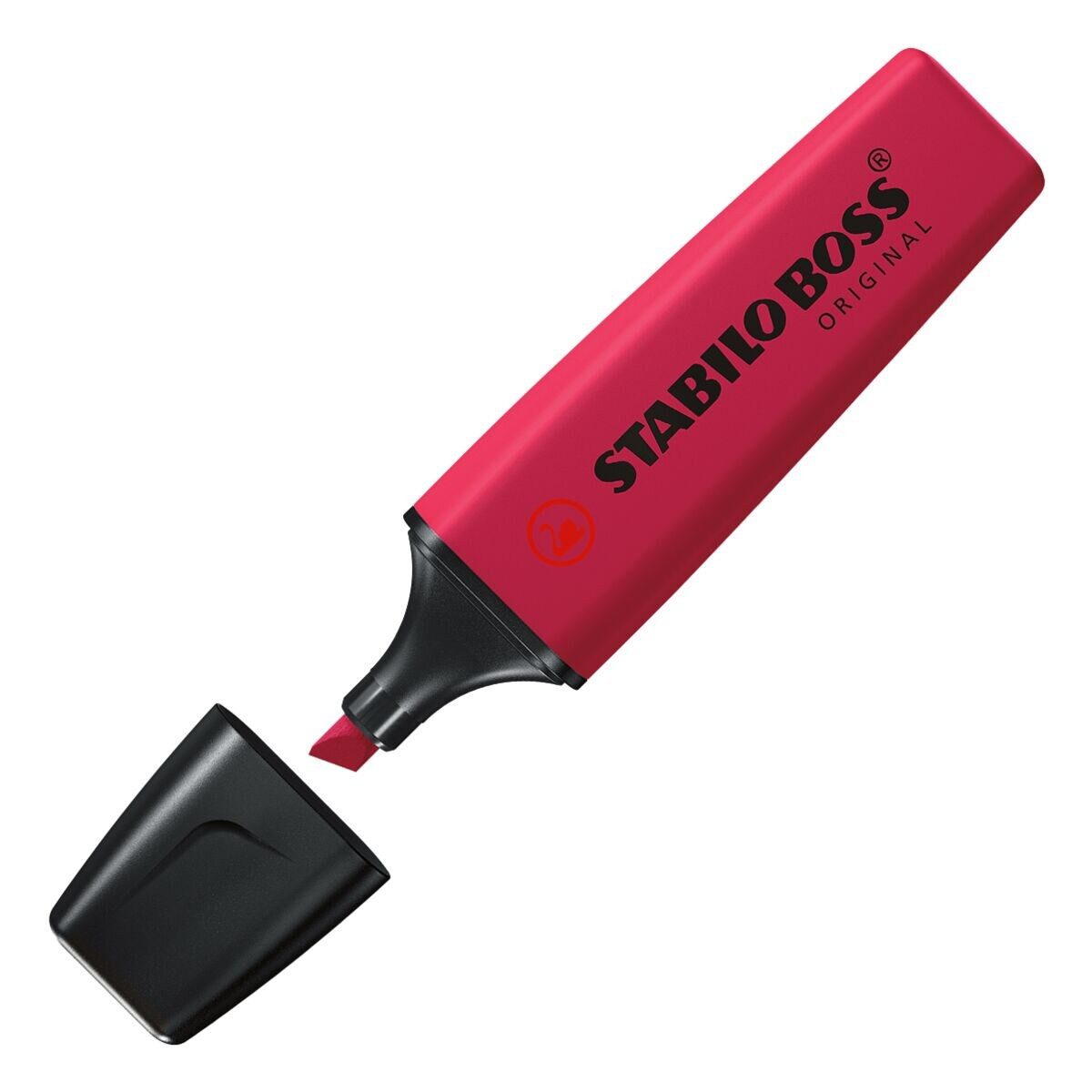 STABILO Marker STABILO BOSS ORIGINAL Textmarker Burgunderrot - nachfüllbar