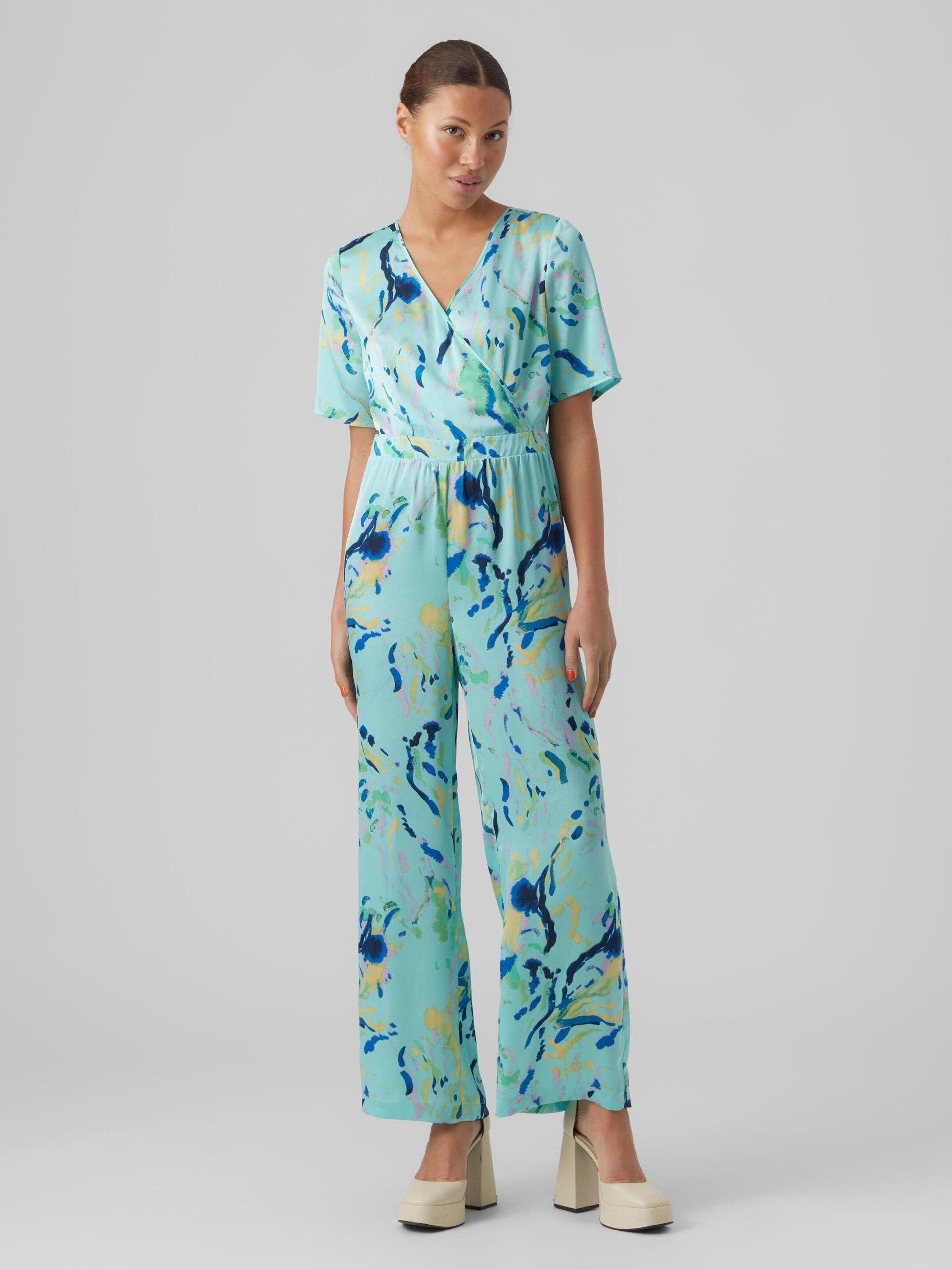 Jumpsuit HEART Vero Moda (1-tlg) Drapiert/gerafft OLI