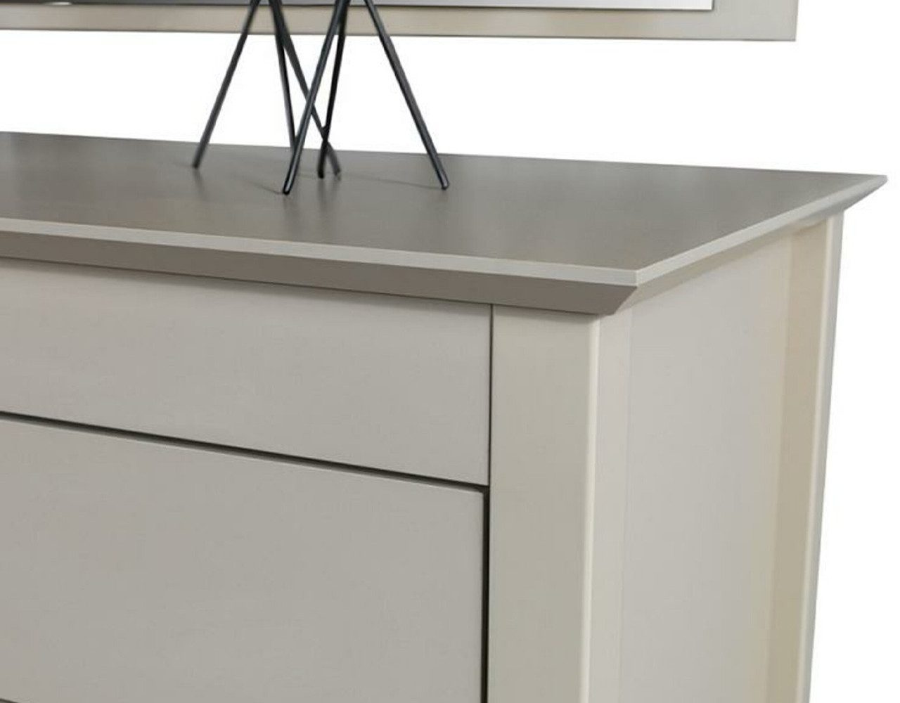 JVmoebel Kommode Elegante Anrichte mit Spiegel in modernem Design (Kommode mit Spiegel), Made in Europa