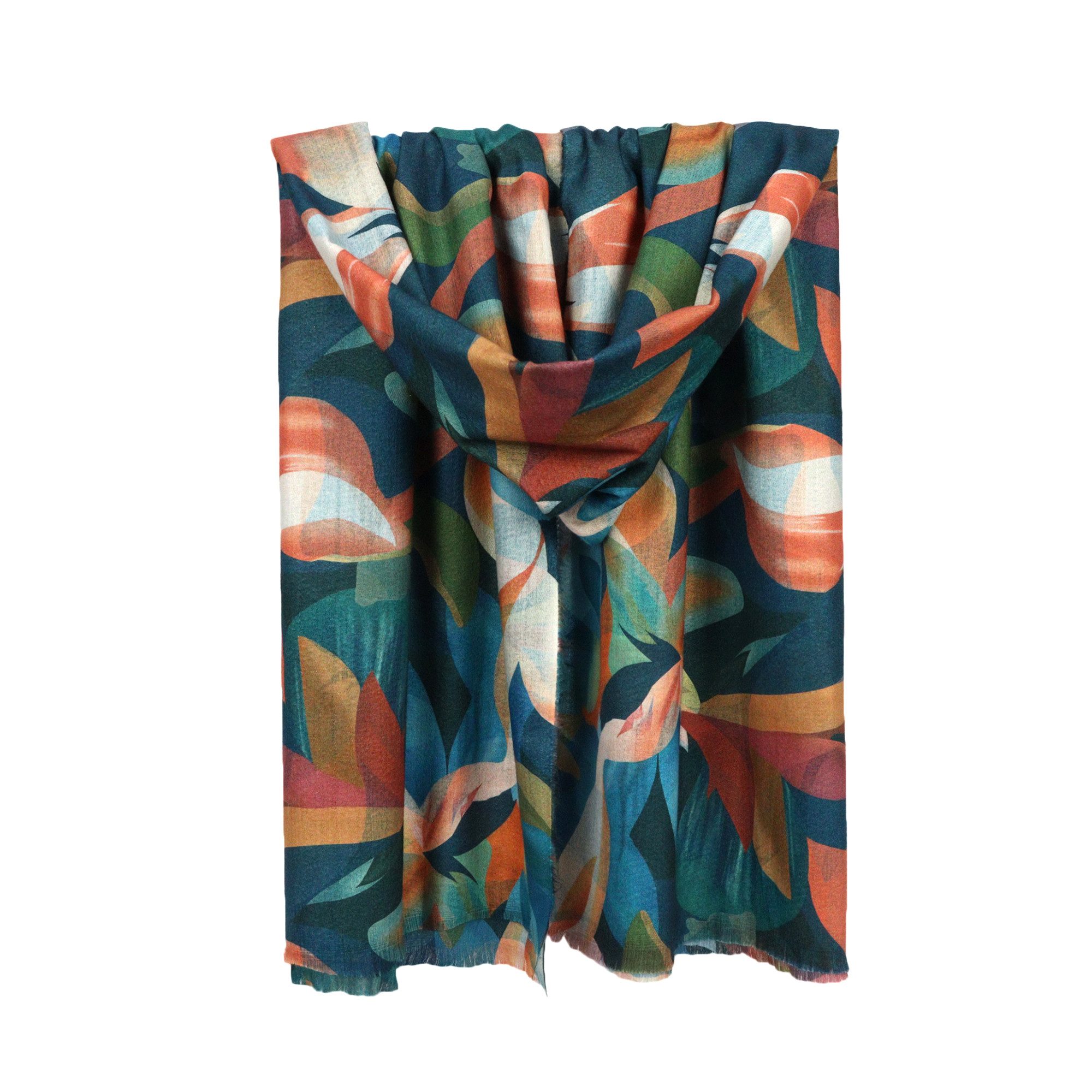 ZEBRO Modeschal Flamingoblume