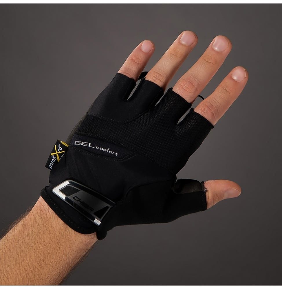 Fahrradhandschuhe Gel Comfort schwarz - 1 Paar