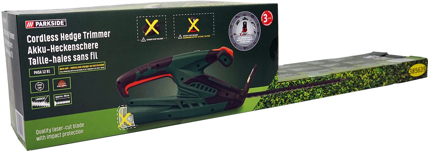 Parkside Akku-Heckenschere 12V Akku Heckenschere PHSA günstig online kaufen