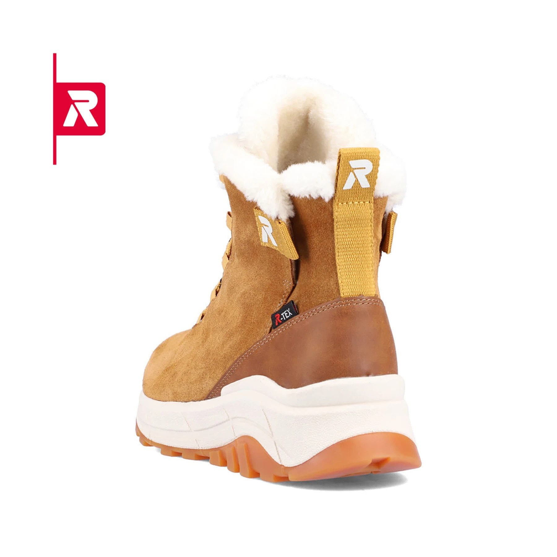 Rieker Evolution W0060-22 Rauhleder (Stiefel und Innenfutter) hellbraun Damen Winterstiefel