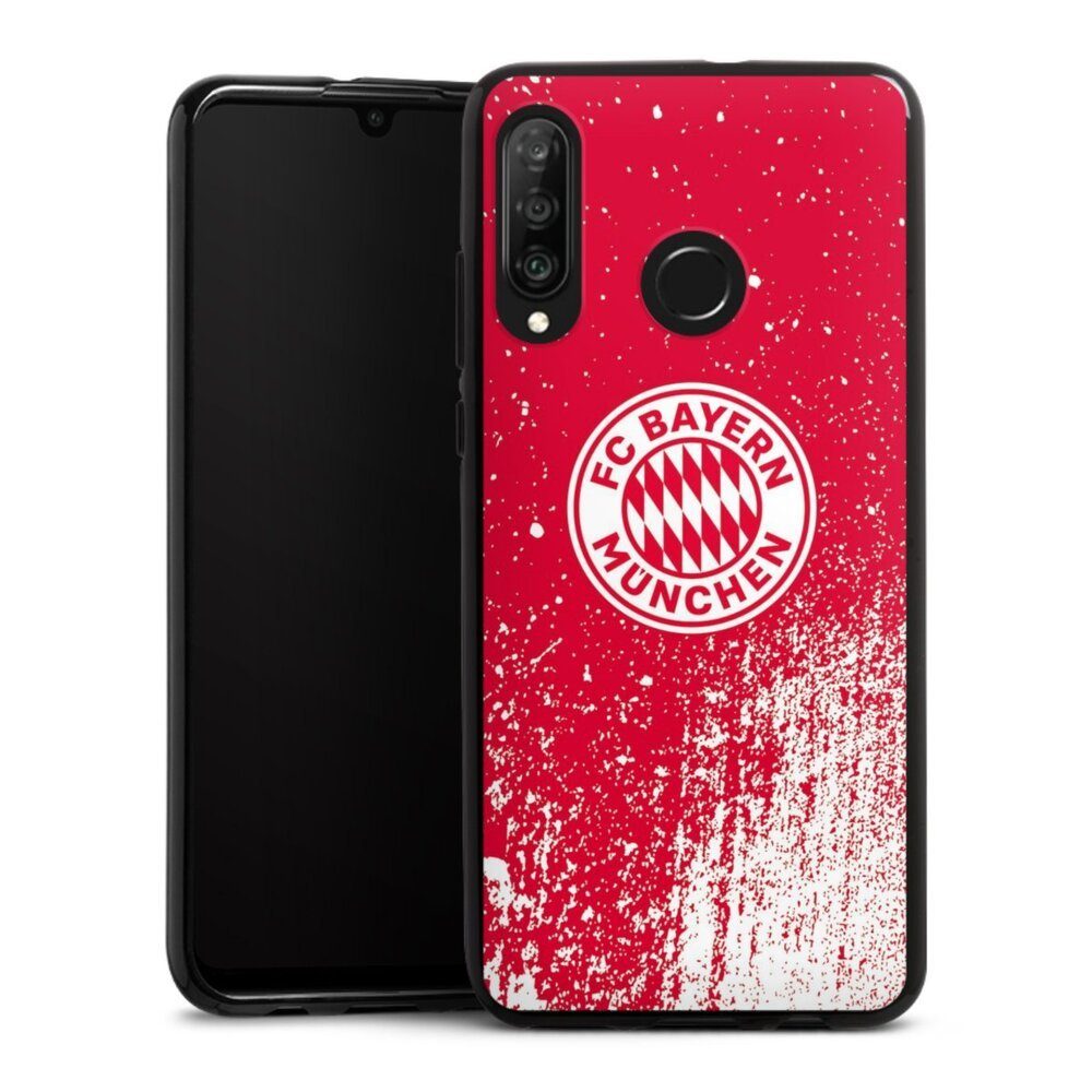 DeinDesign Handyhülle »FC Bayern München Offizielles Lizenzprodukt FCB  Splatter Rot - FCB«, Huawei P30 Lite Silikon Hülle Bumper Case Handy  Schutzhülle online kaufen | OTTO