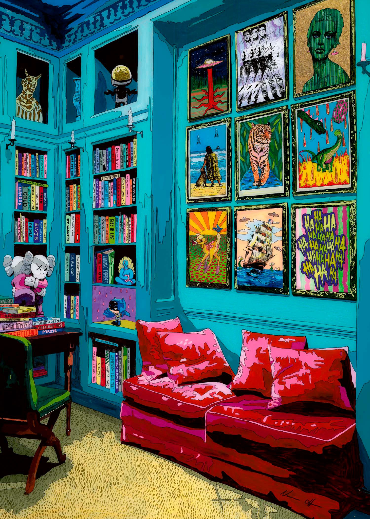 HEYE Puzzle Room With Red Sofa günstig online kaufen