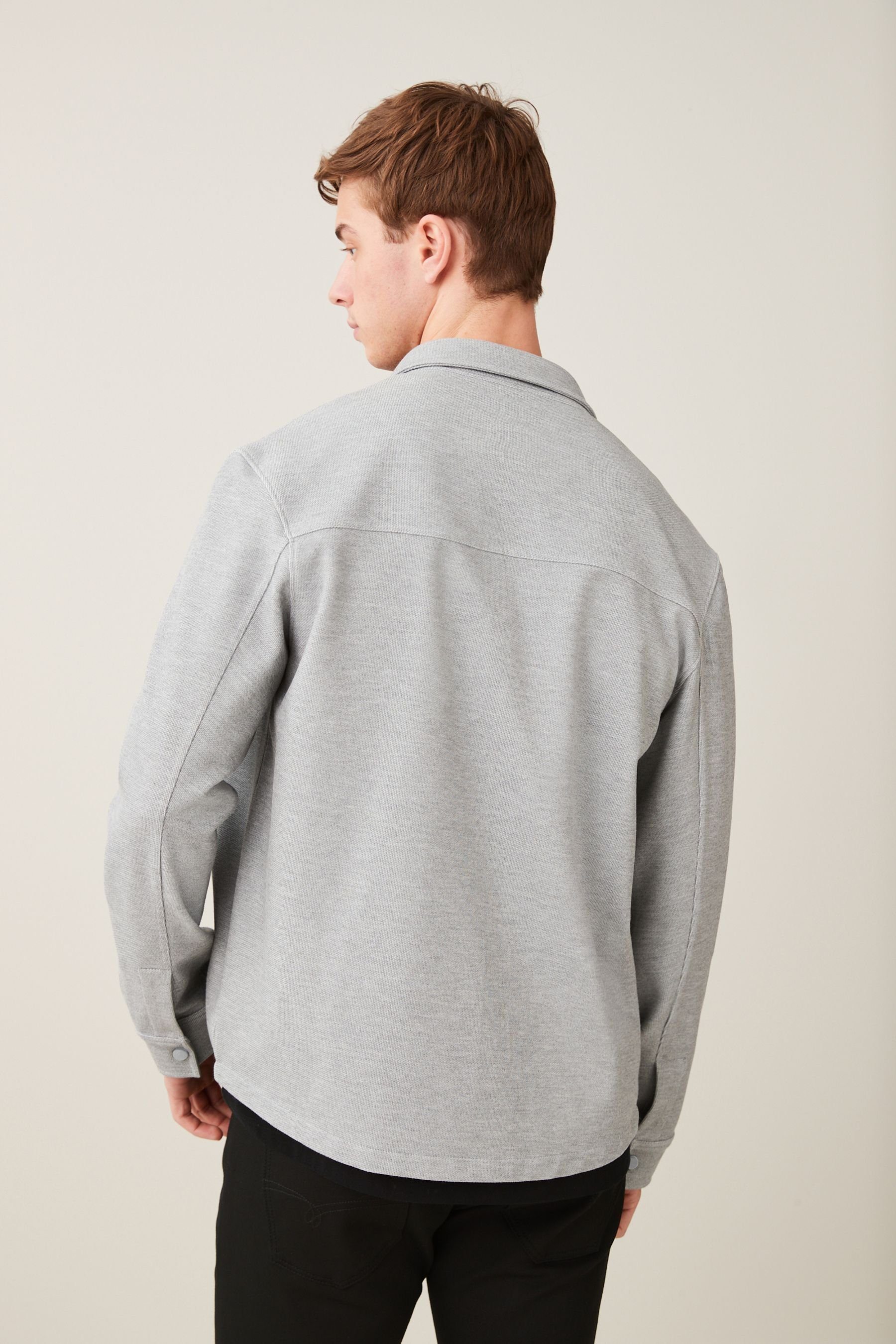 Next Hemdjacke Hemdjacke aus Jersey (1-St) günstig online kaufen