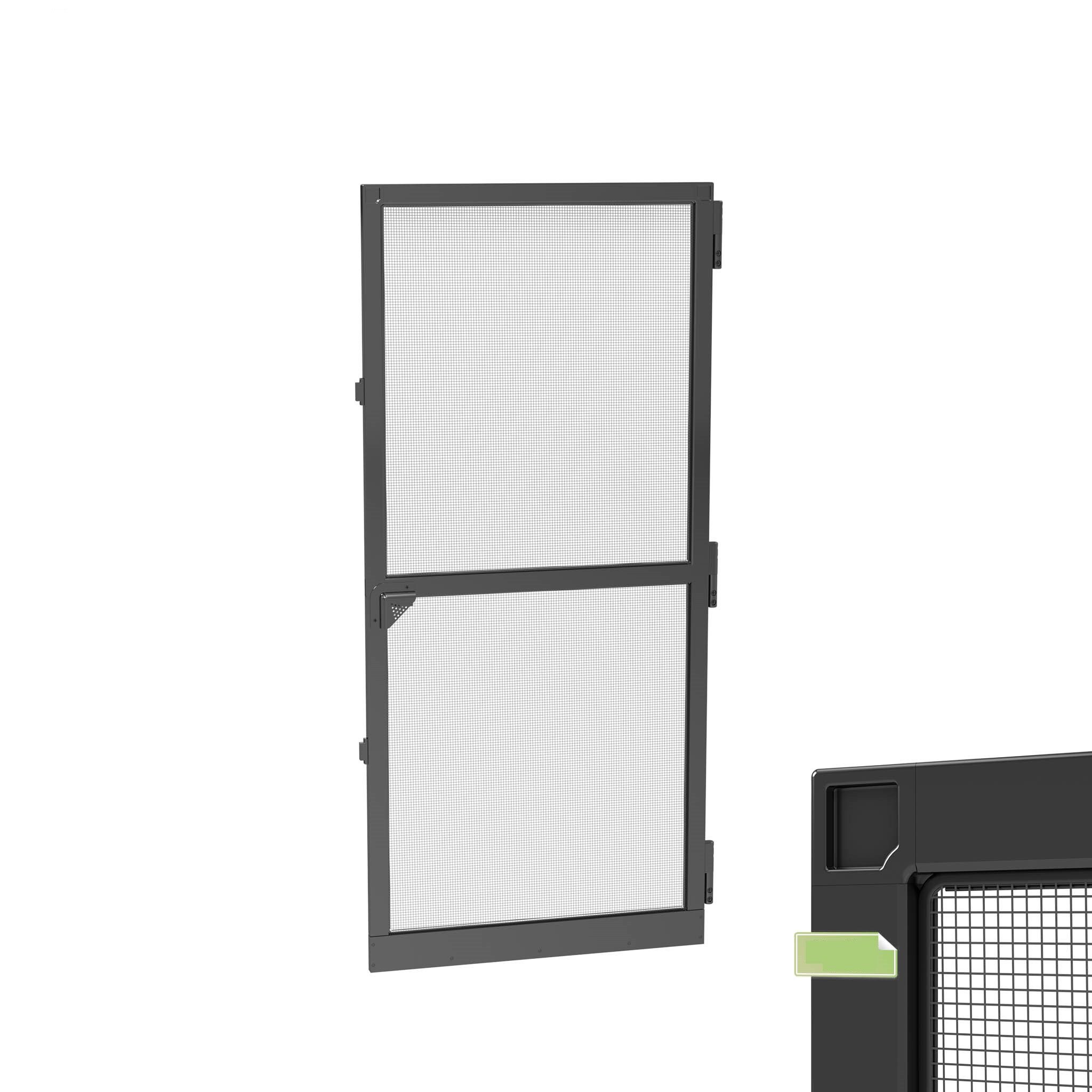FIVMEN Insektenschutz-Tür Fliegengitter Tür mit Alu-Rahmen Fiberglasgewebe, Insektenschutz, (95×210cm/120×240cm), Insektenschutztür für Balkontür, Insect Screen Bausatz Anthrazit
