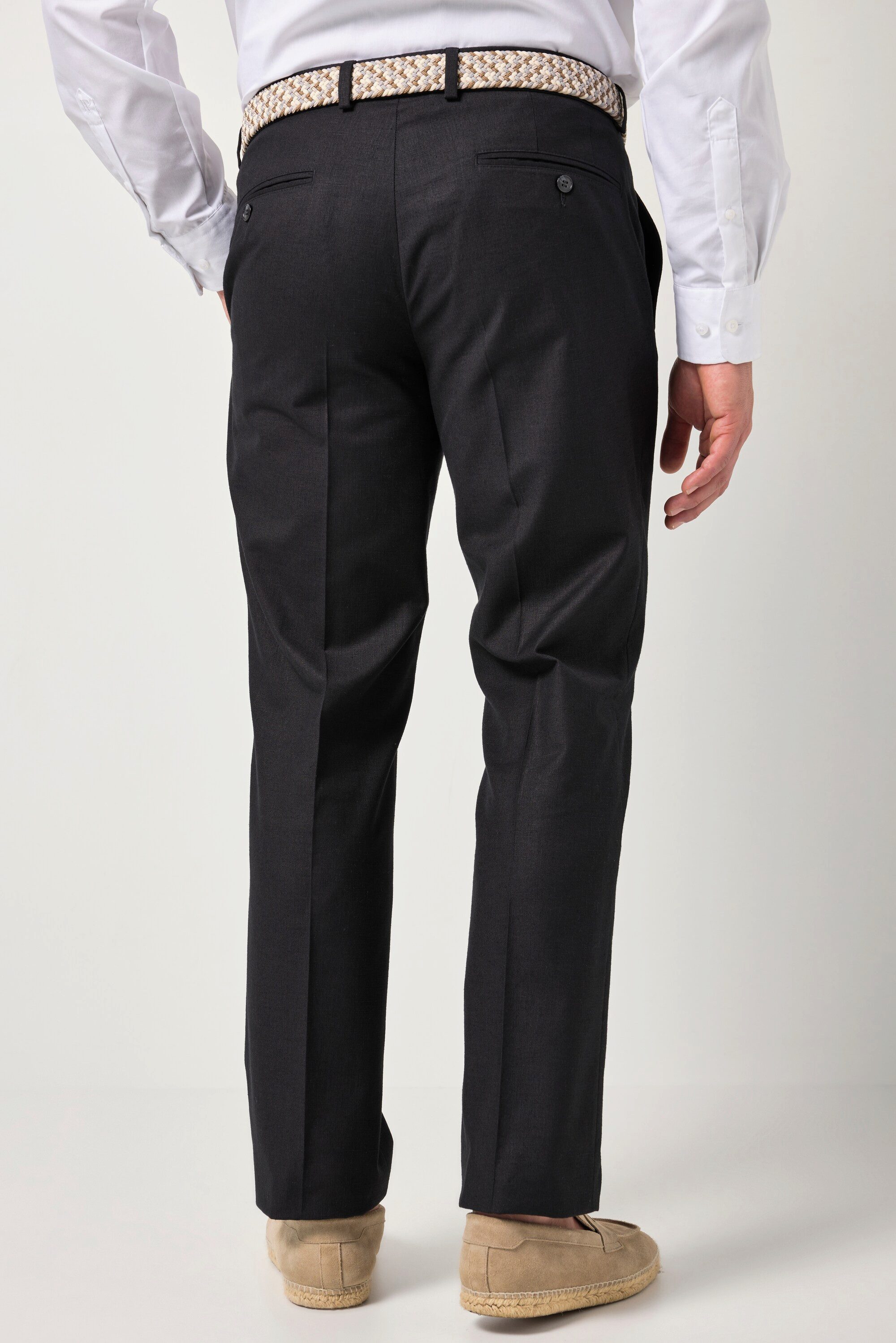 JP1880 Anzughose Leinenoptik-Businesshose Korsika Business