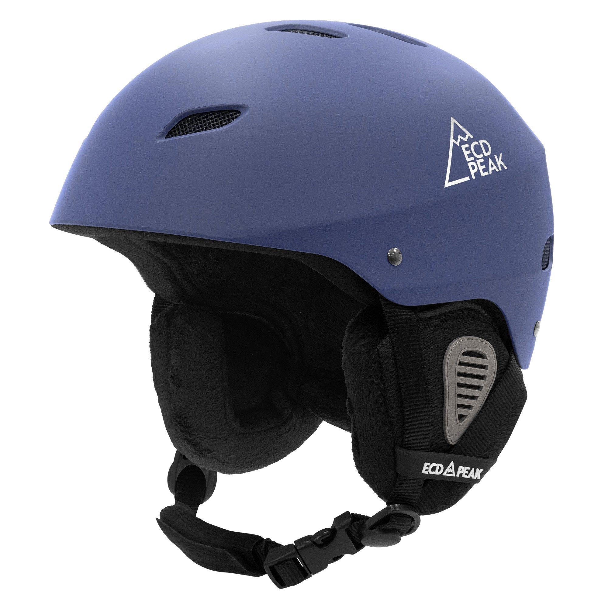 ECD Germany Skihelm Ski- und Snowboardhelm für Herren und Damen, robust, leicht & sicher, Ski Helm mit Belüftungssystem und Skibrillenhalter, Blau, S 51-54 cm