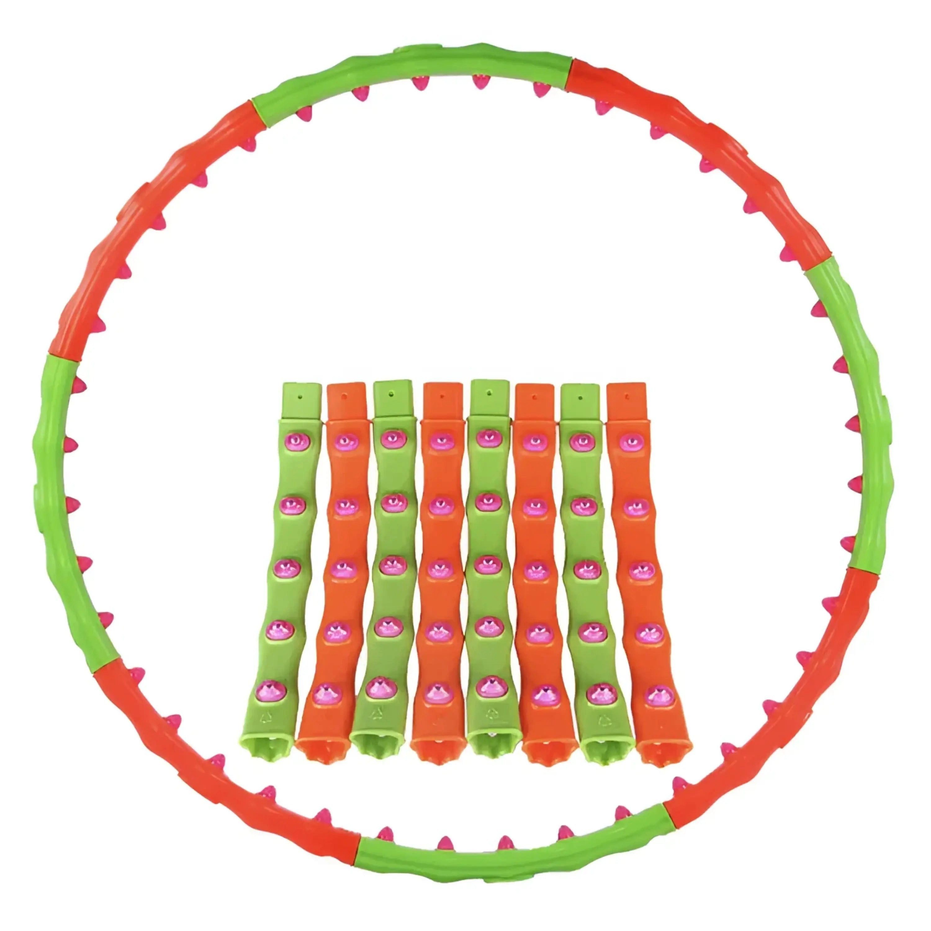 Sport-Knight® Hula-Hoop-Reifen Hula Hoop Reifen Premium, Magnet-Massage-Noppen BIG Fitness (mit oder ohne Trainingsbuch erhältlich)