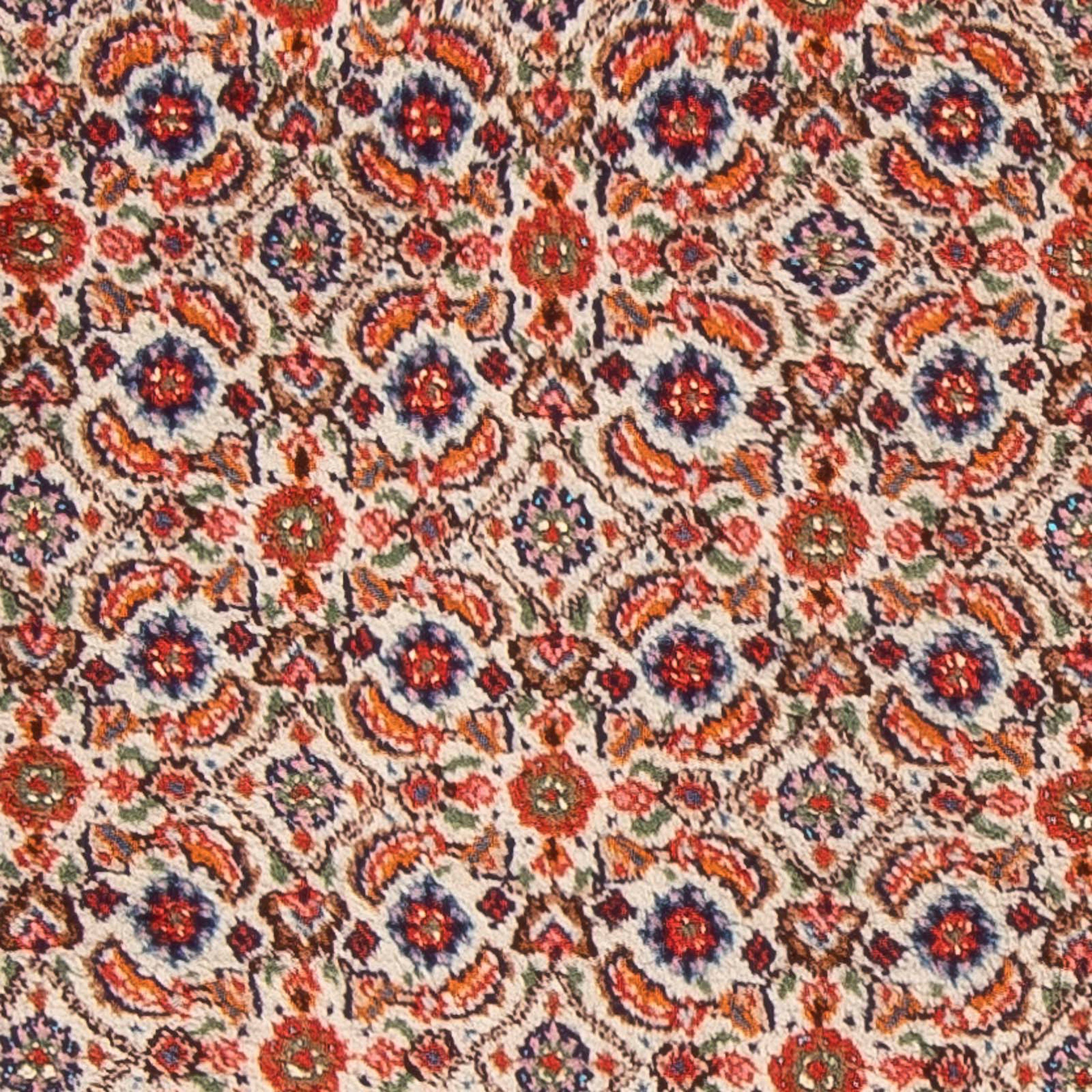 Orientteppich Perser cm Einzelstück morgenland, - mehrfarbig, Zertifikat mm, 77 Höhe: Classic 195 Wohnzimmer, mit x rechteckig, Handgeknüpft, - 10 
