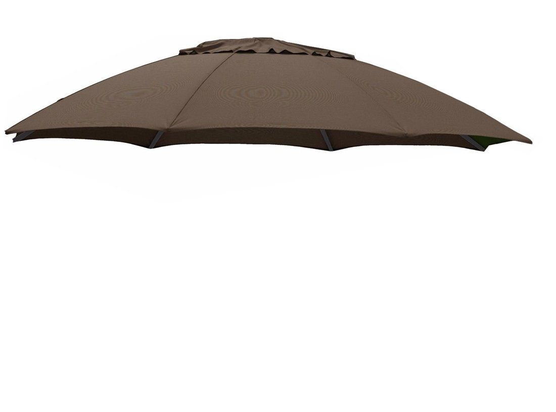 Sonnenschirm Sun Garden Easy Sun Ersatzbezug 375 cm - braun B058 - Modell KD