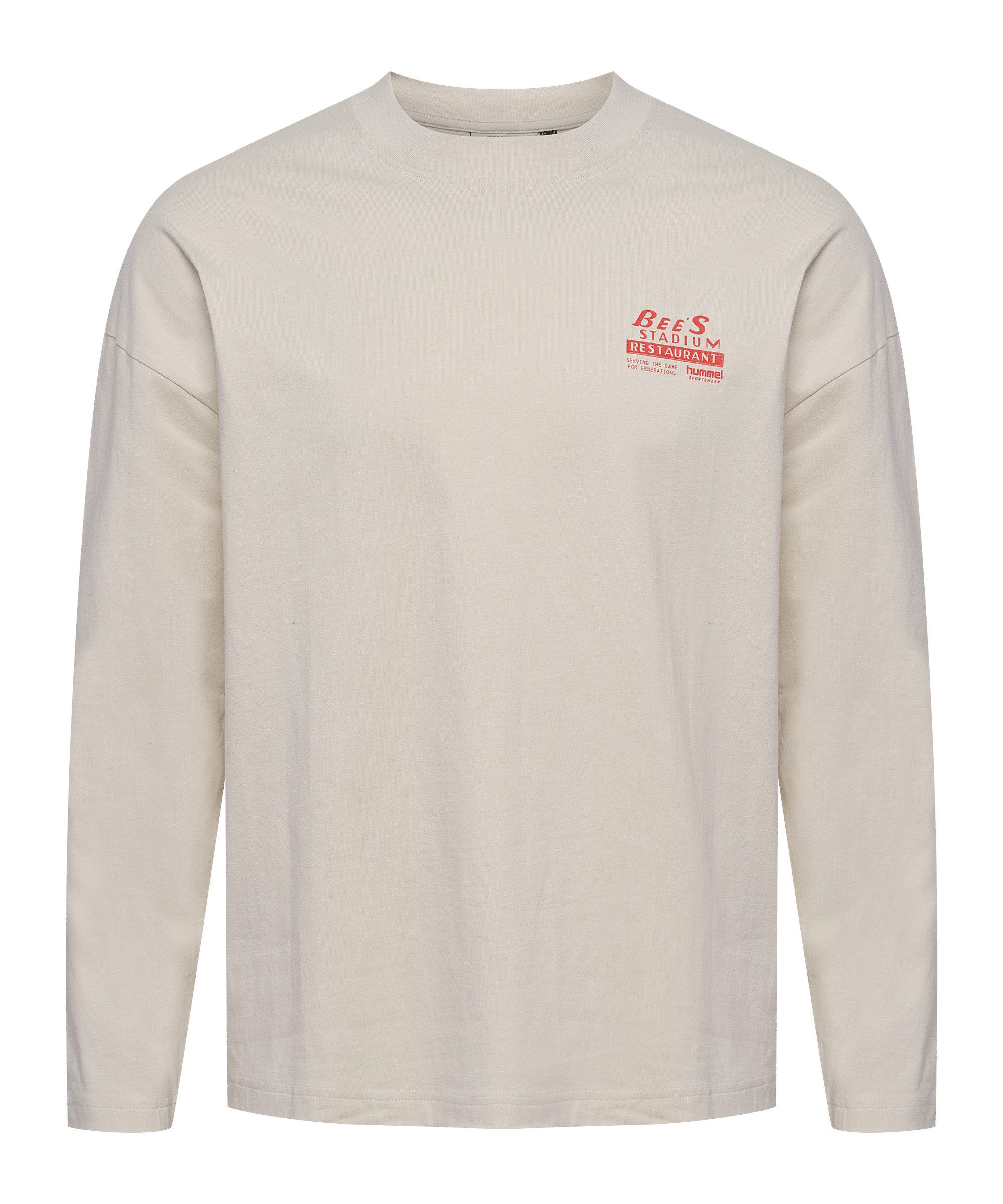 hummel T-Shirt Hummel Loose Bees Stadium T-Shirt Weiß Baumwolle