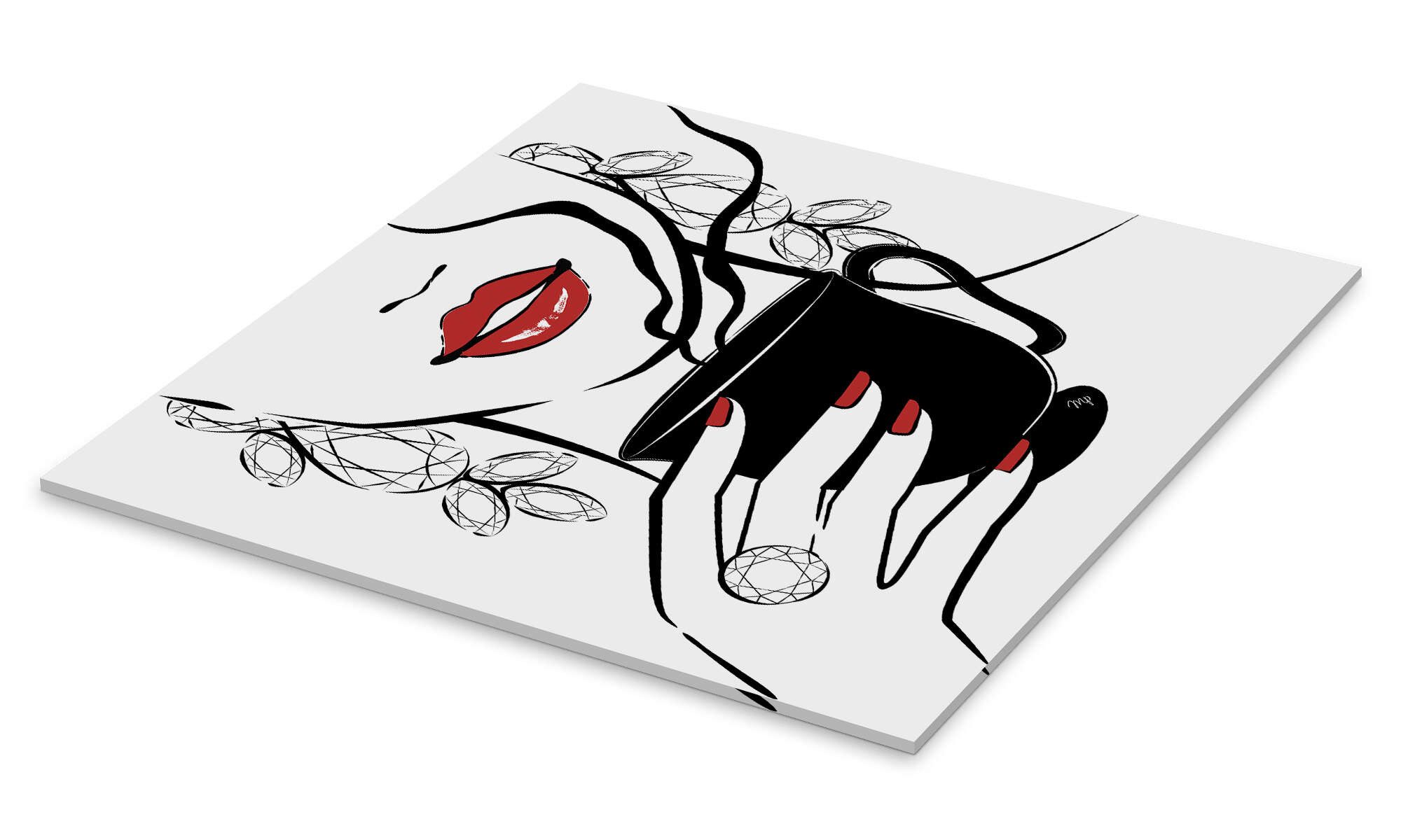 Posterlounge Poster Martina illustration, Kaffee-Zeit, Küche günstig online kaufen