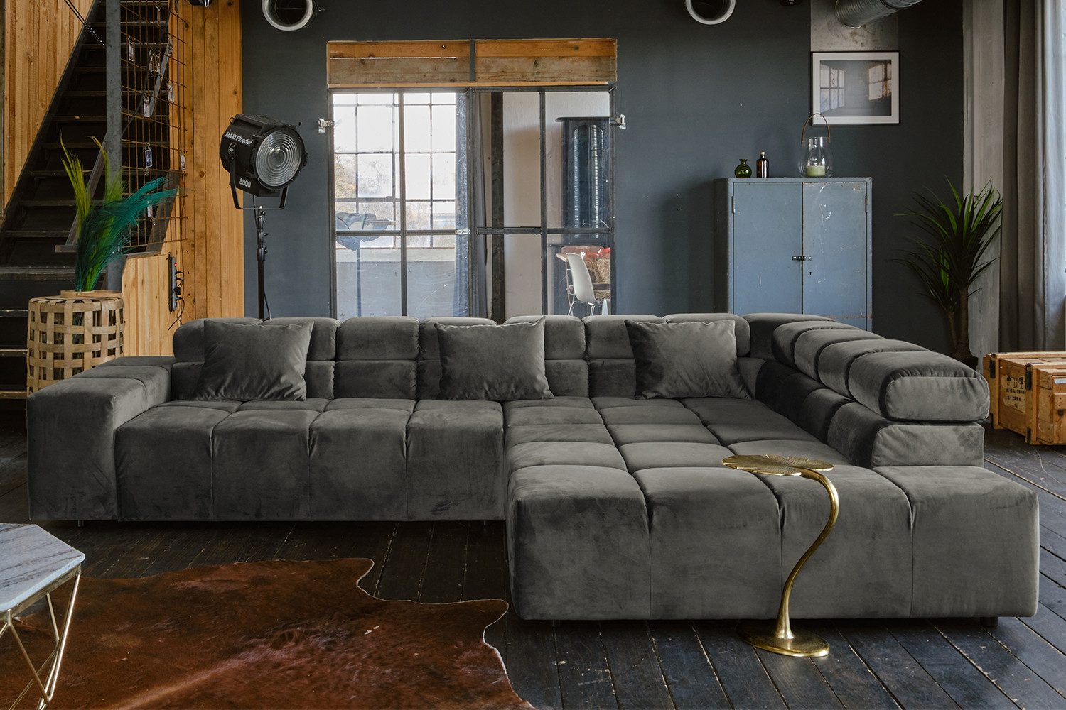 KAWOLA Ecksofa NEVADA, Couch L-Form rechts günstig online kaufen