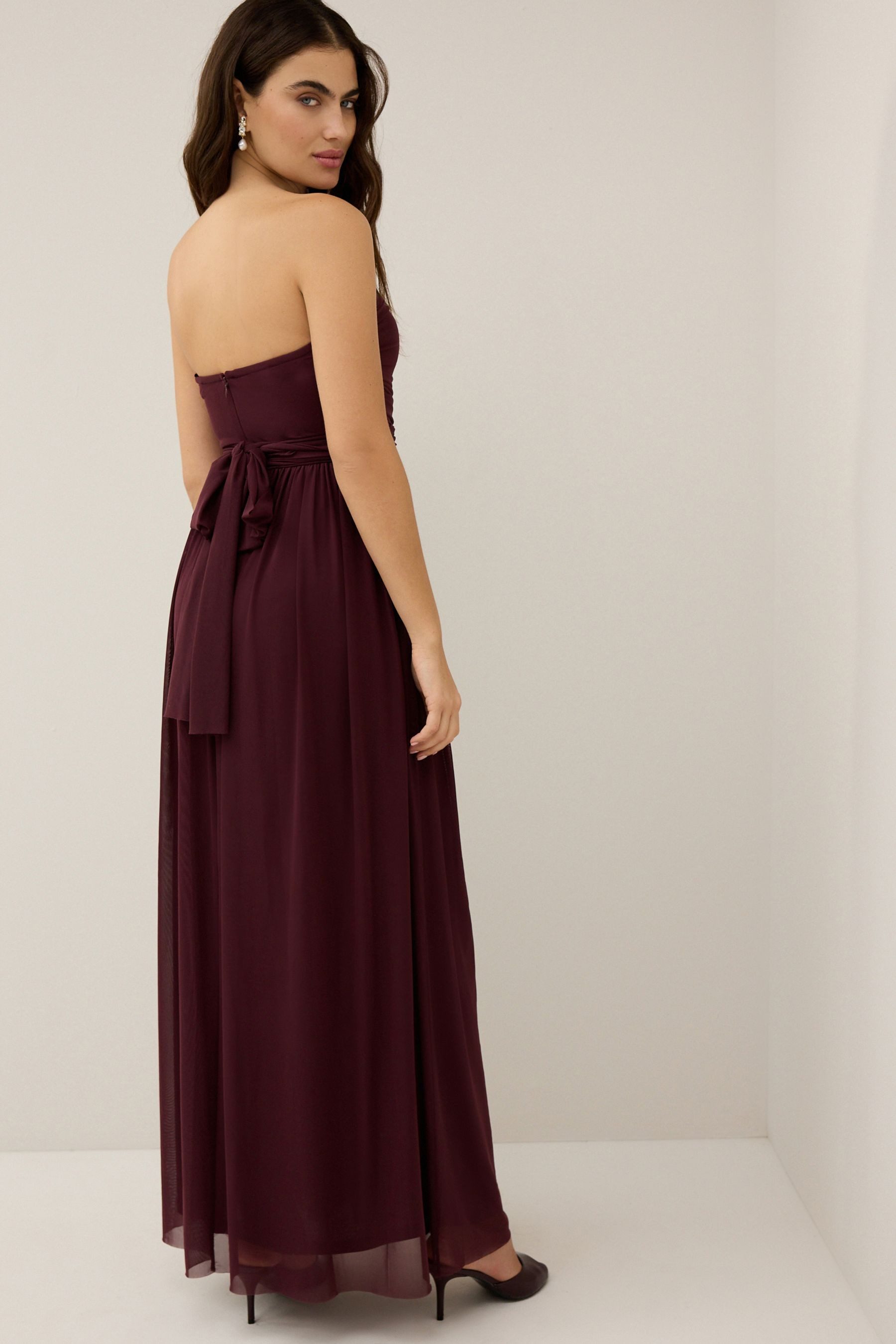 Next Partykleid Multiway-Brautjungfernkleid aus Mesh (1-tlg) günstig online kaufen