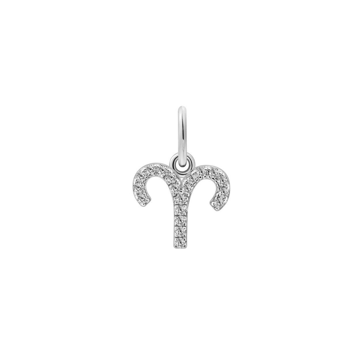 XENOX Sternzeichenanhänger Xenox Anhänger Damen Sternzeichen Widder Zirkonia Silber XS10460W