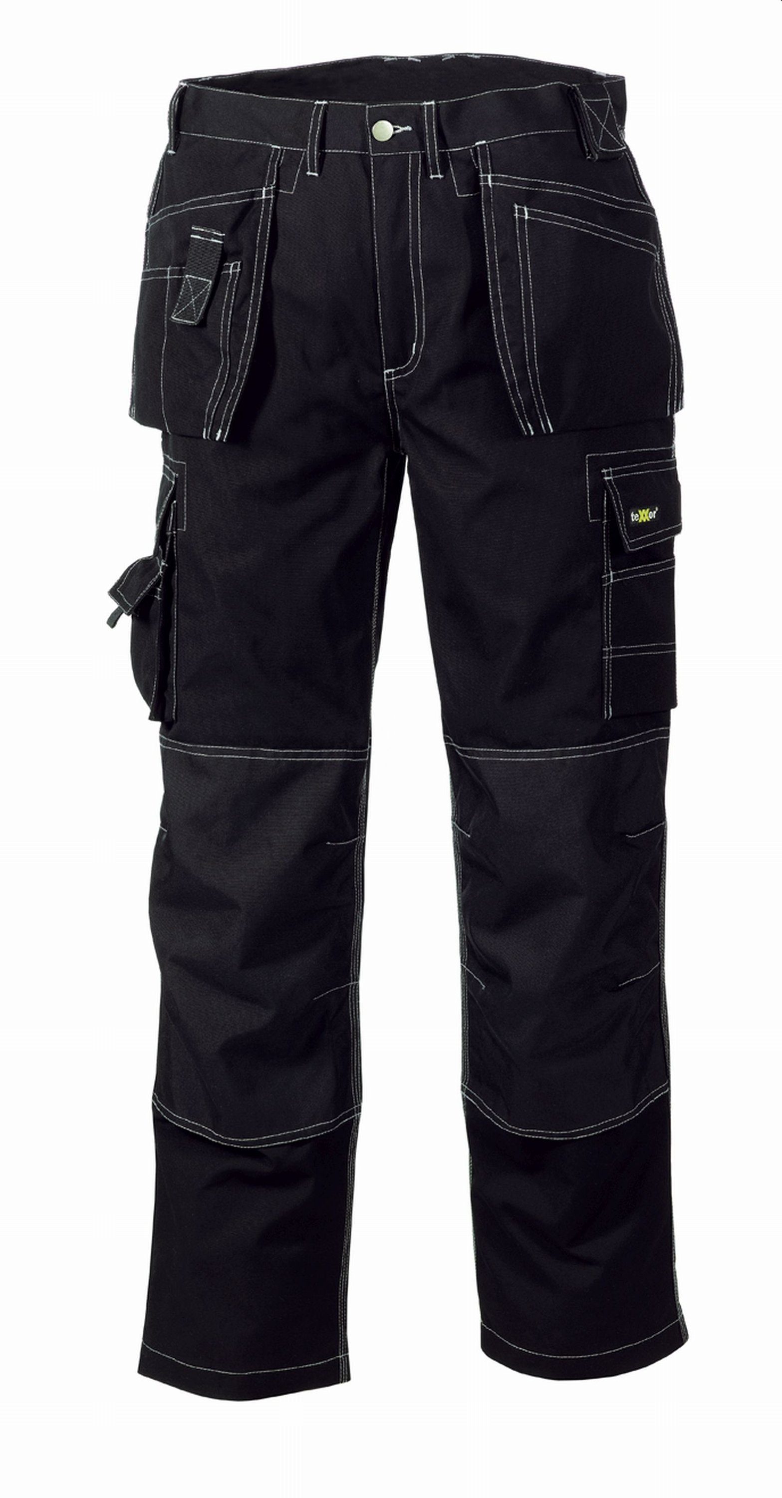 TRIZERATOP Arbeitshose Canvas (270 g/m) Bundhose PANAMA schwarz/schwarz Größe 44 (1-tlg)