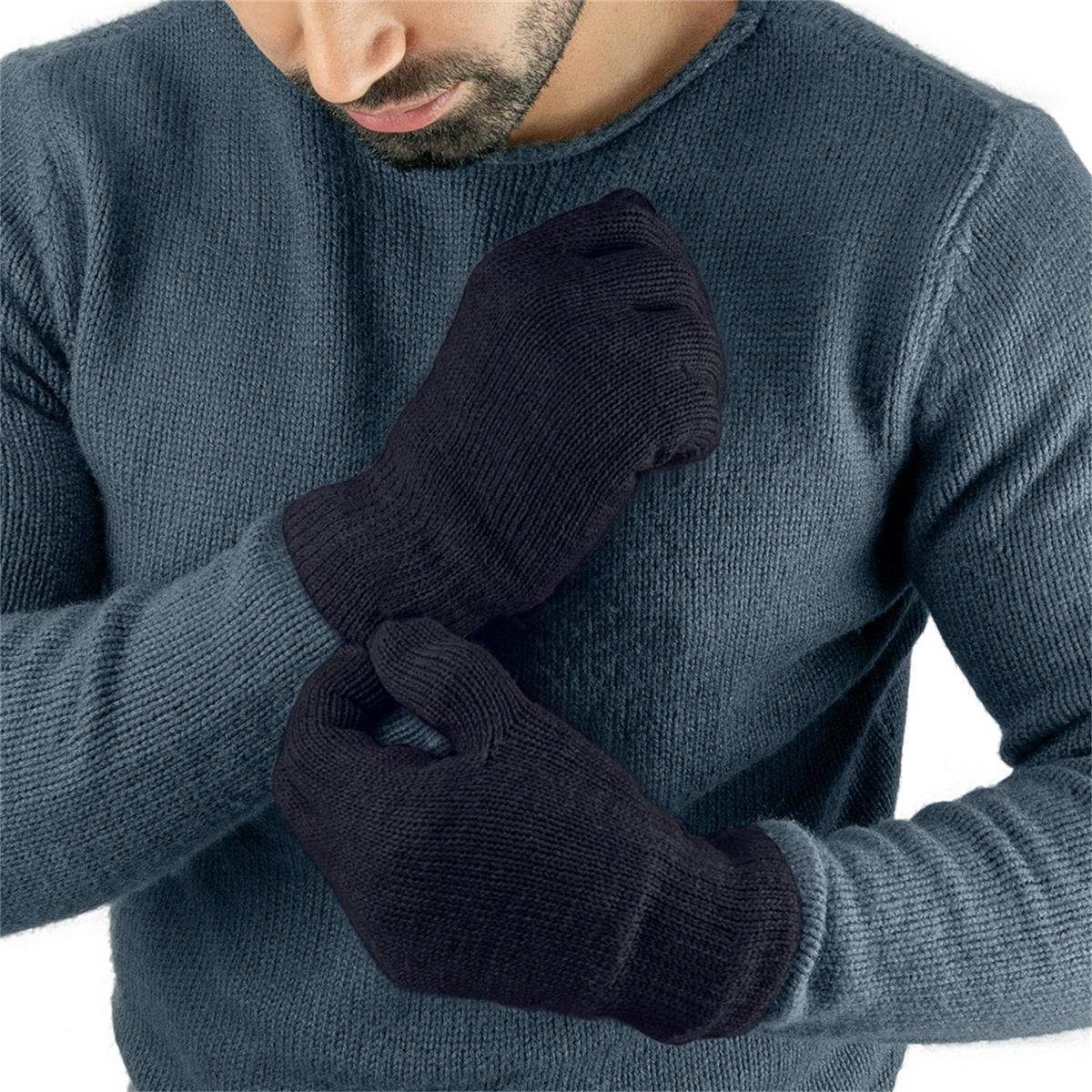 Strickhandschuhe 3M Navy Thinsulate Unisex Tarjane Handschuhe