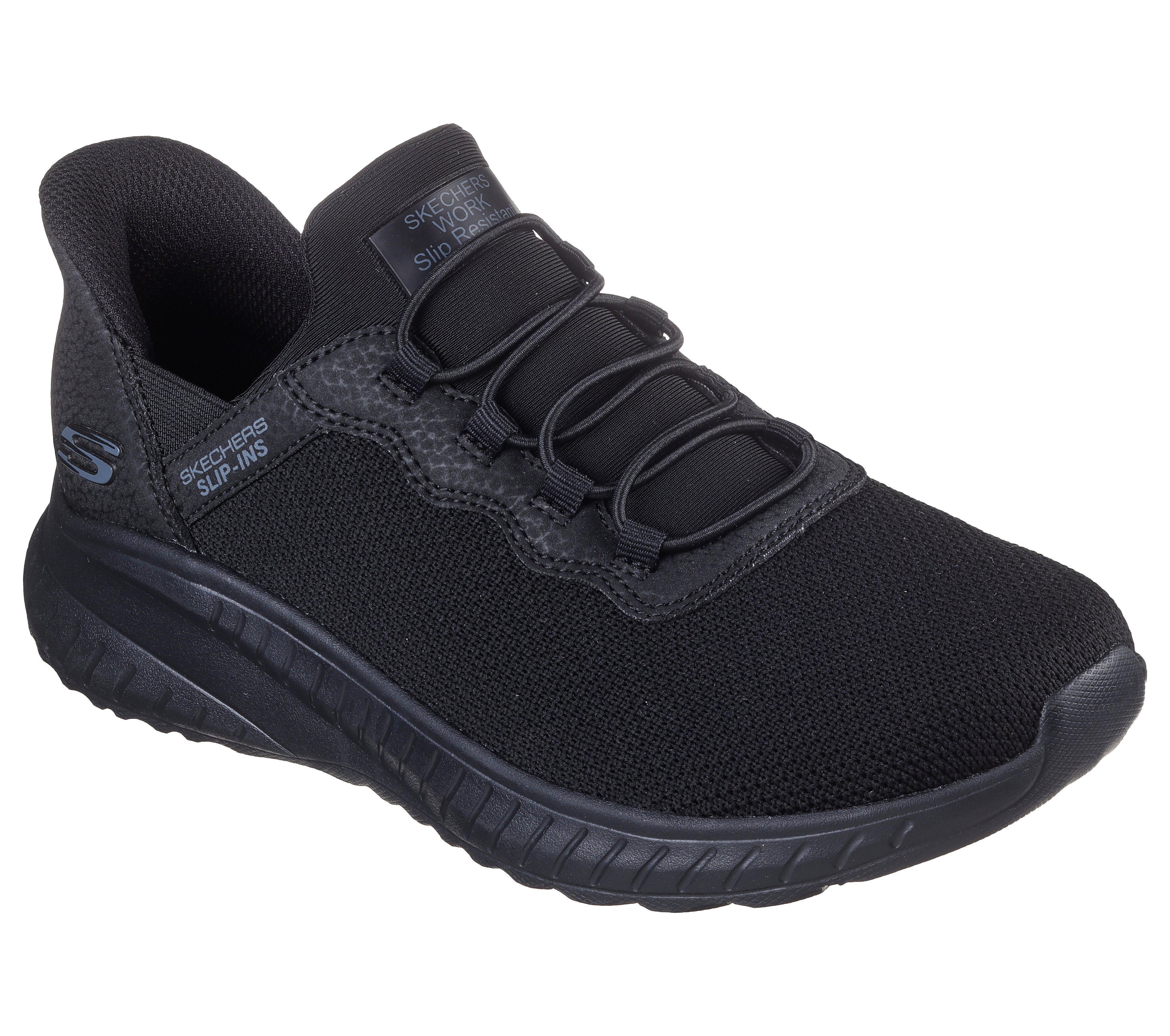 Skechers SQUAD CHAOS SR-JASUL Berufsschuh Slip-on Sneaker, Schlupfschuh mit Air-Cooled Memory Foam
