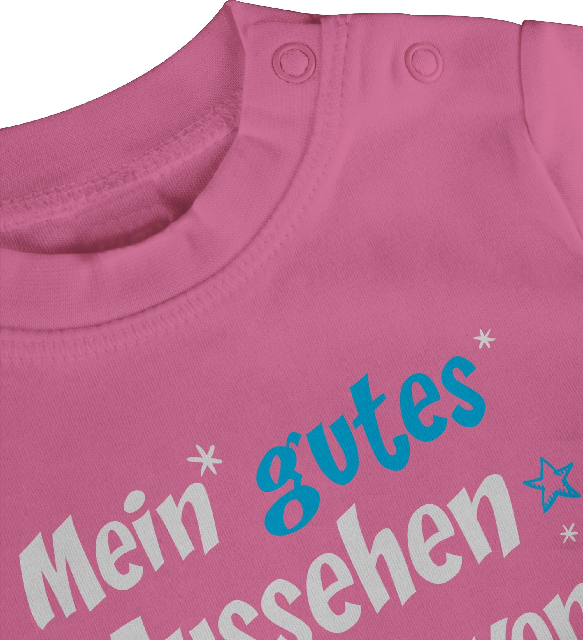 habe Spruch Aussehen Mein meinem T-Shirt Baby 2 ich gutes Sprüche Pink von Onkel - Shirtracer ONKEL