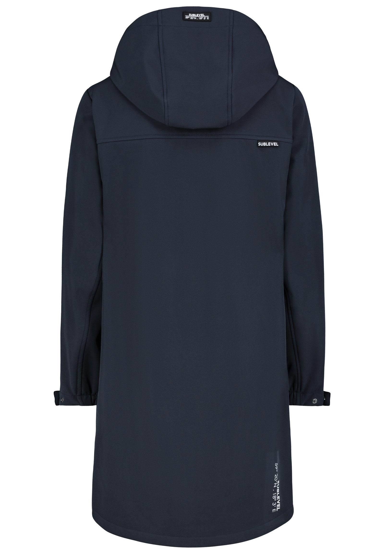 SUBLEVEL Softshellmantel Softshellmantel mit Innenfleece günstig online kaufen