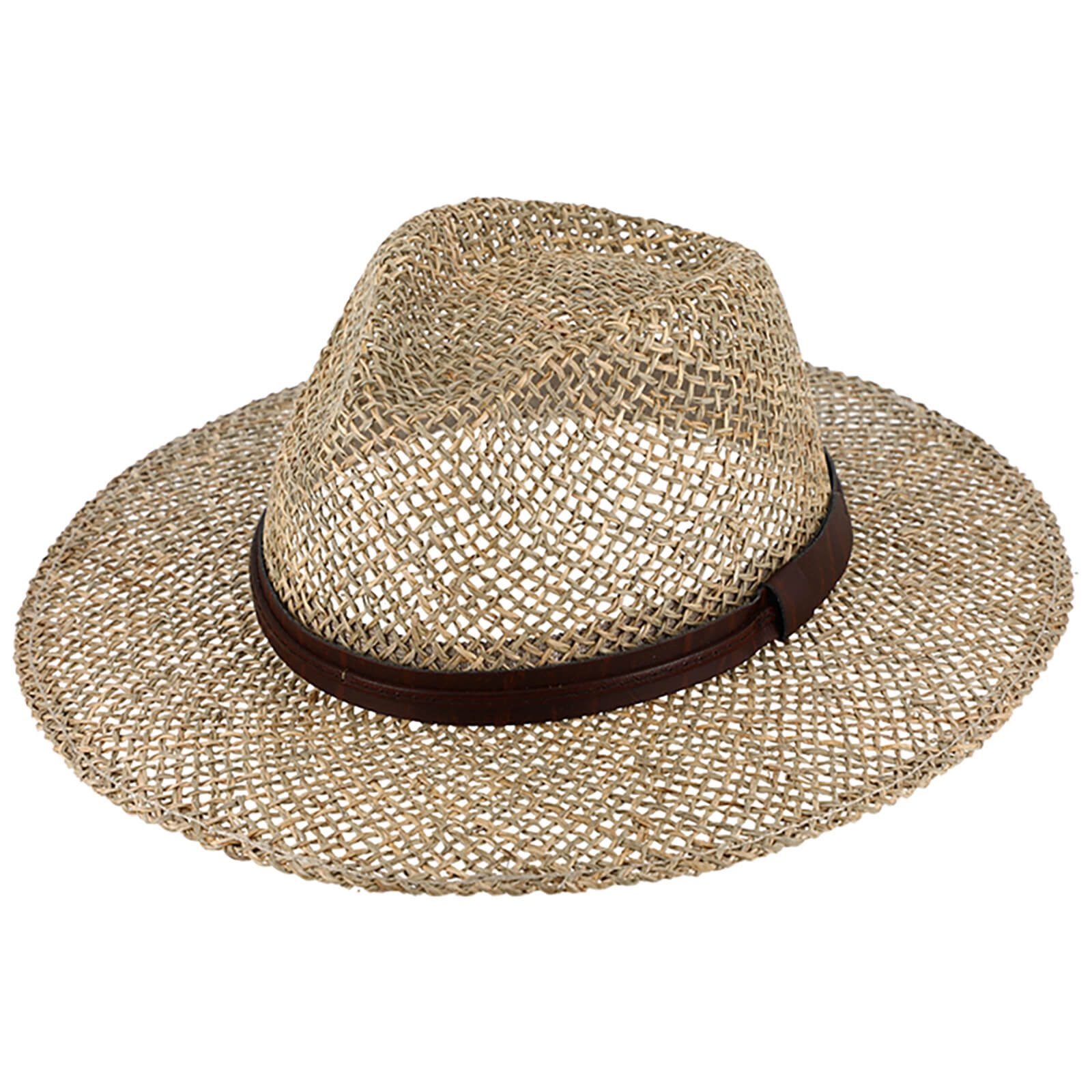 Fiebig Strohhut Strohhut Fedora aus Seegras günstig online kaufen