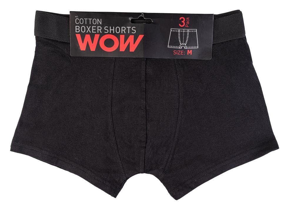 chic4home Boxershorts (3-St) Herren Unterhosen Shorts Retroshorts Boxer-Shorts ohne Werbung am Bund