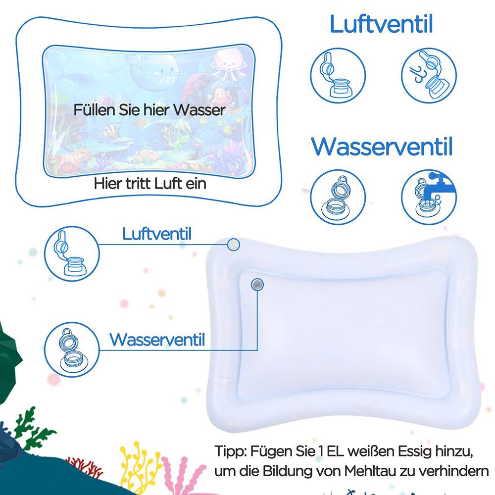 CLTYQ Spielmatte Wassermatte Baby Wasserspielmatte Spielzeug,Baby Matte, Sp günstig online kaufen