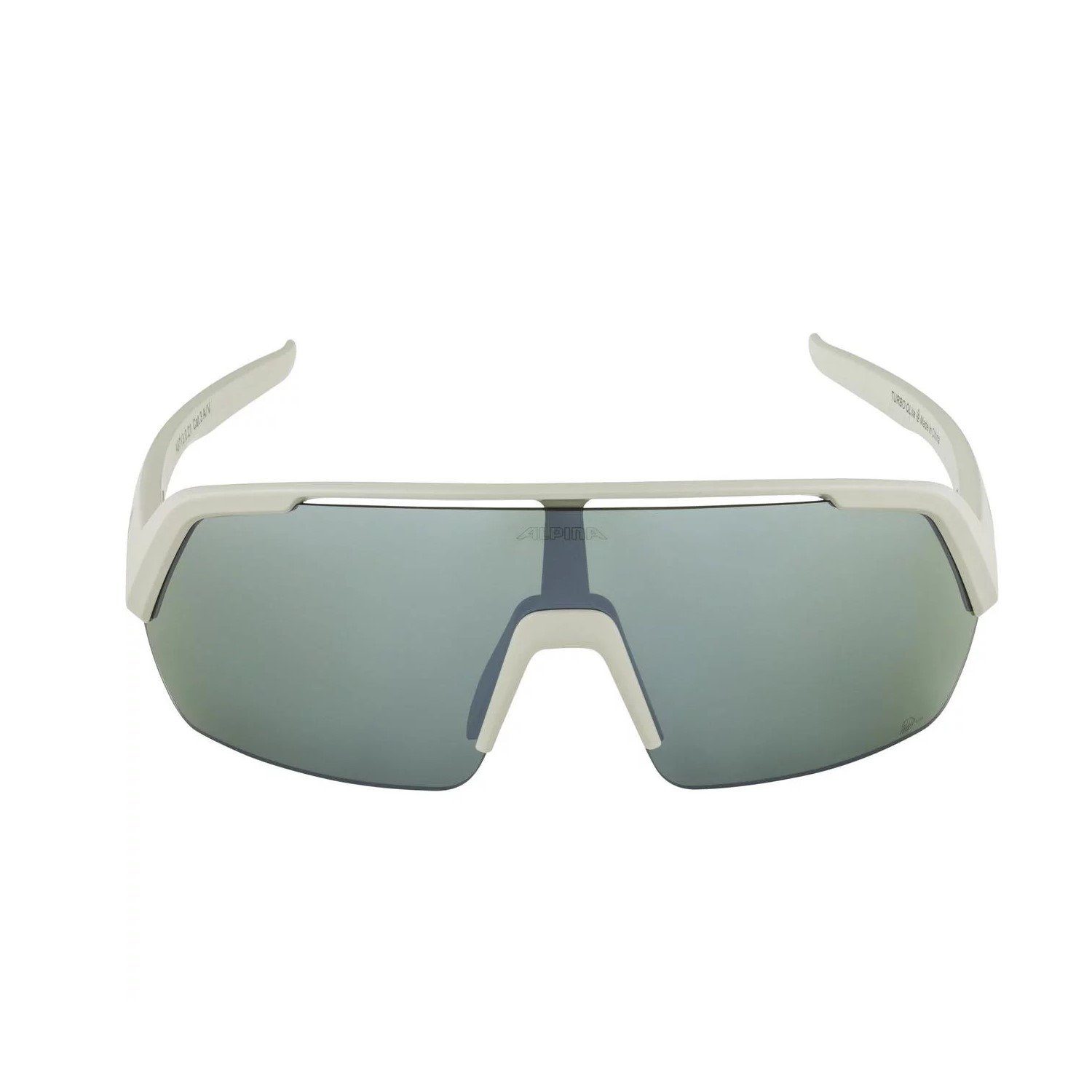 Alpina Q-Lite Sports Cool-Grey für HR Turbo Matt Sportbrille Damen Herren Sportbrille und