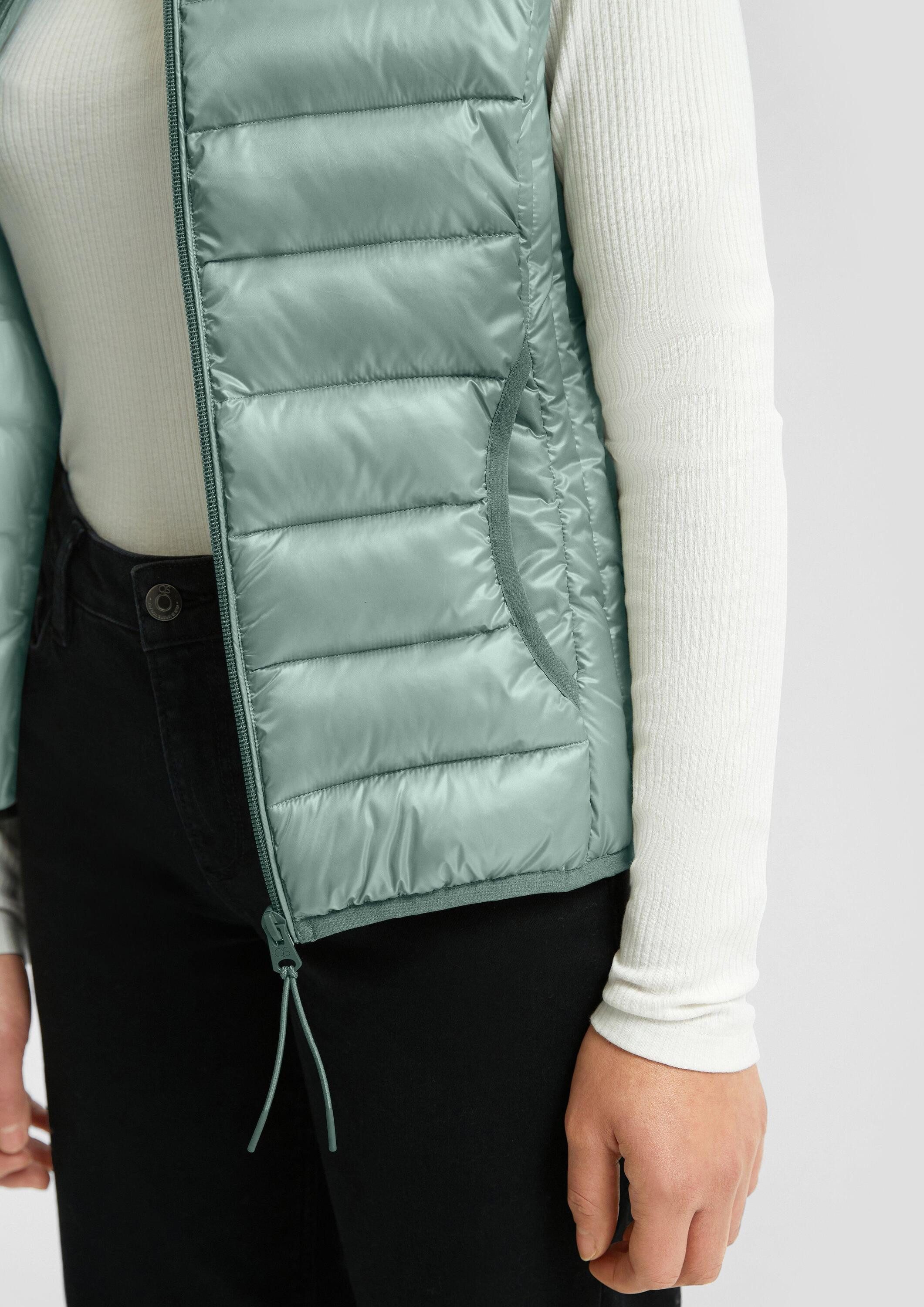 QS Outdoorjacke Outdoor-Weste Leicht wattierte Steppweste