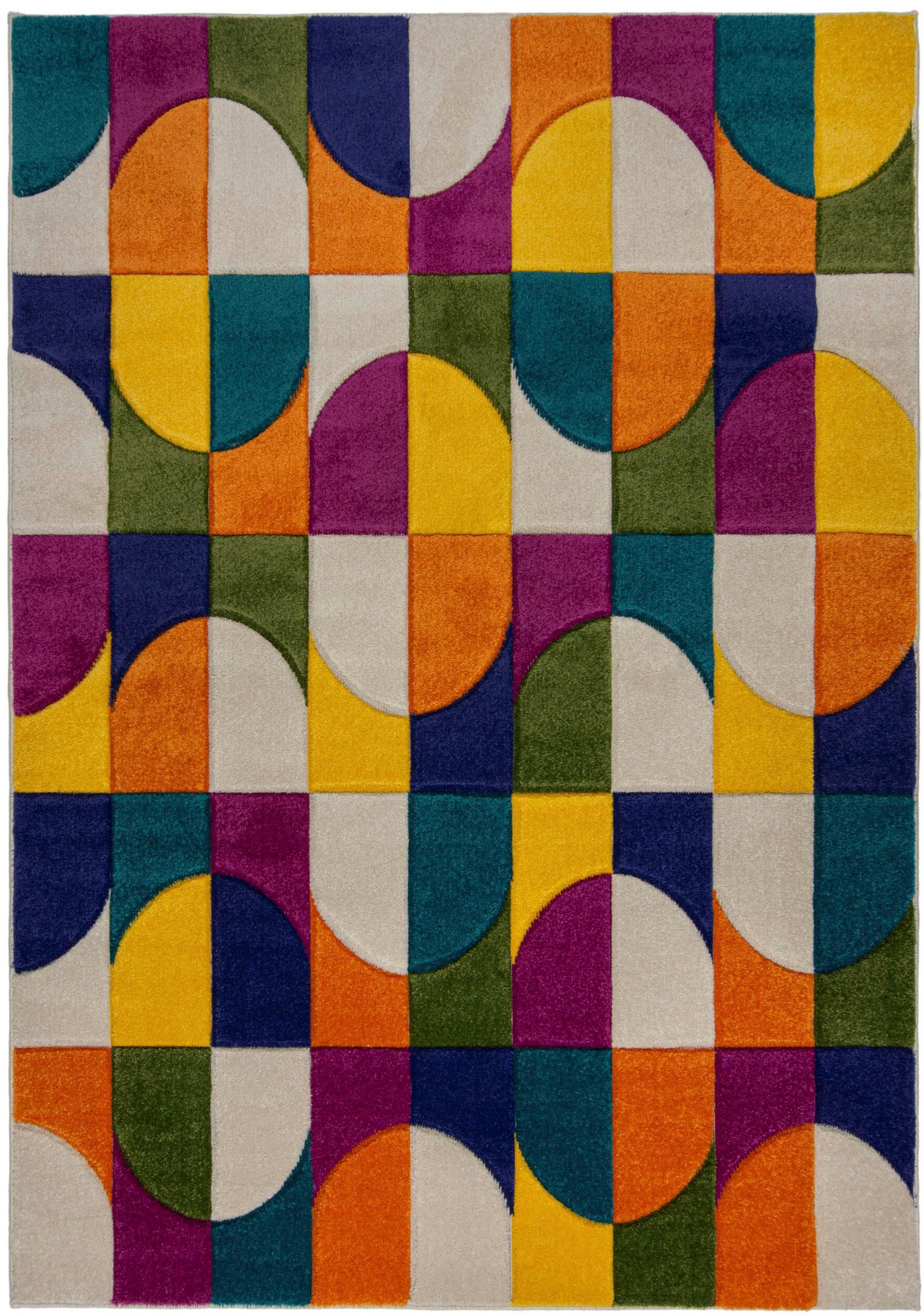 FLAIR RUGS Teppich "ChaCha" rechteckig 8 mm Höhe Abstrakter Teppich günstig online kaufen