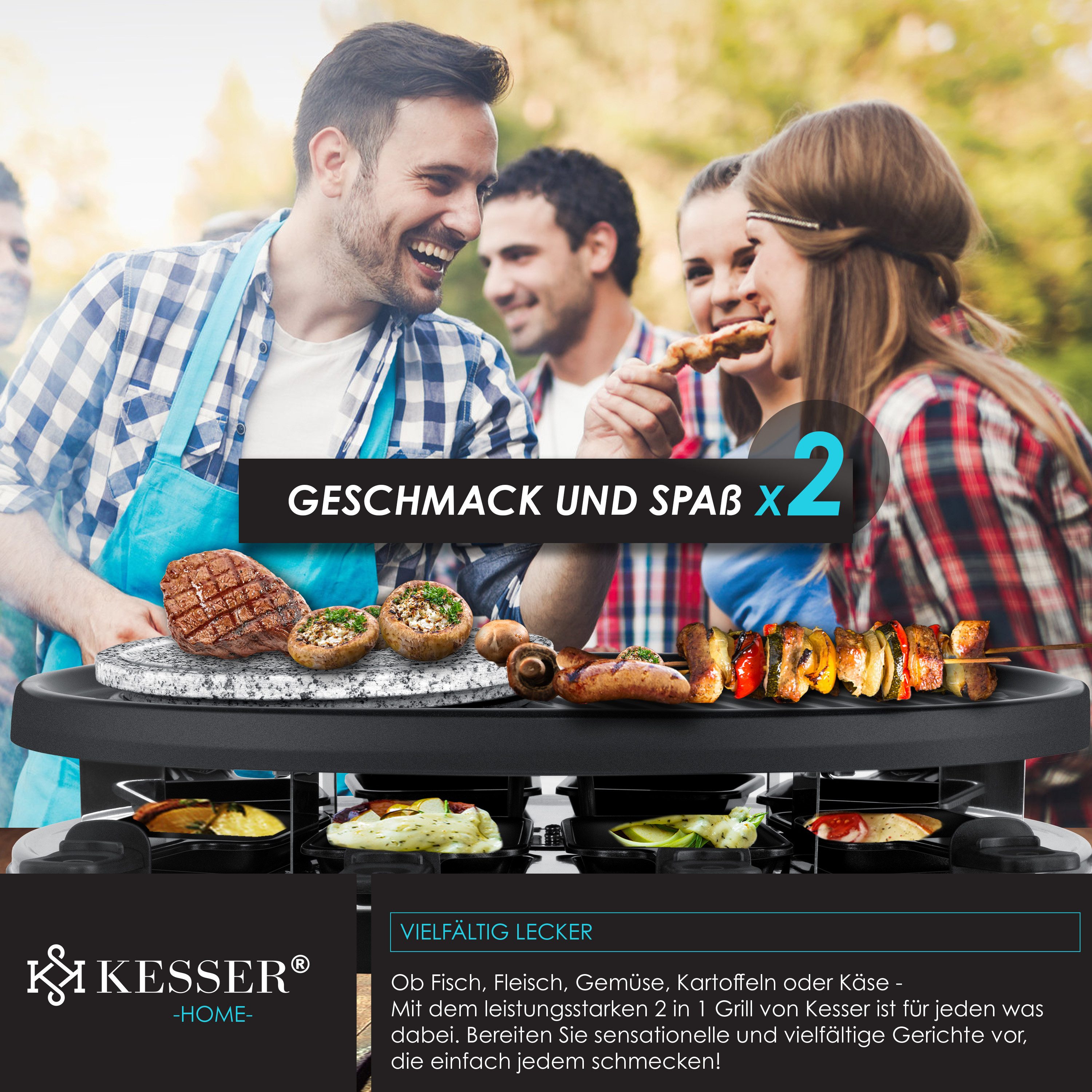 KESSER 3in1 Raclette-Fondue - Bild 4