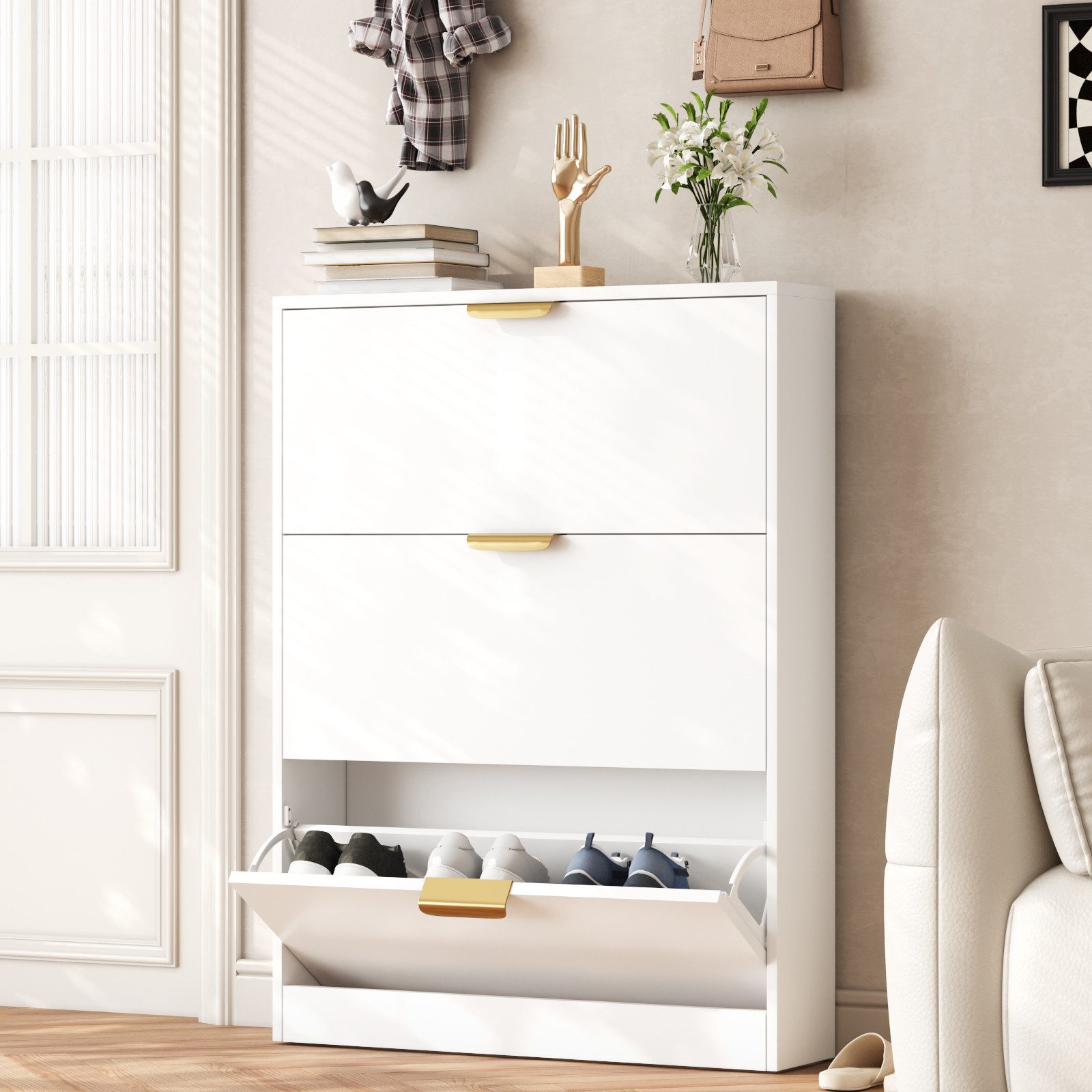 VOWNER Schuhschrank 80 x 17 x günstig online kaufen