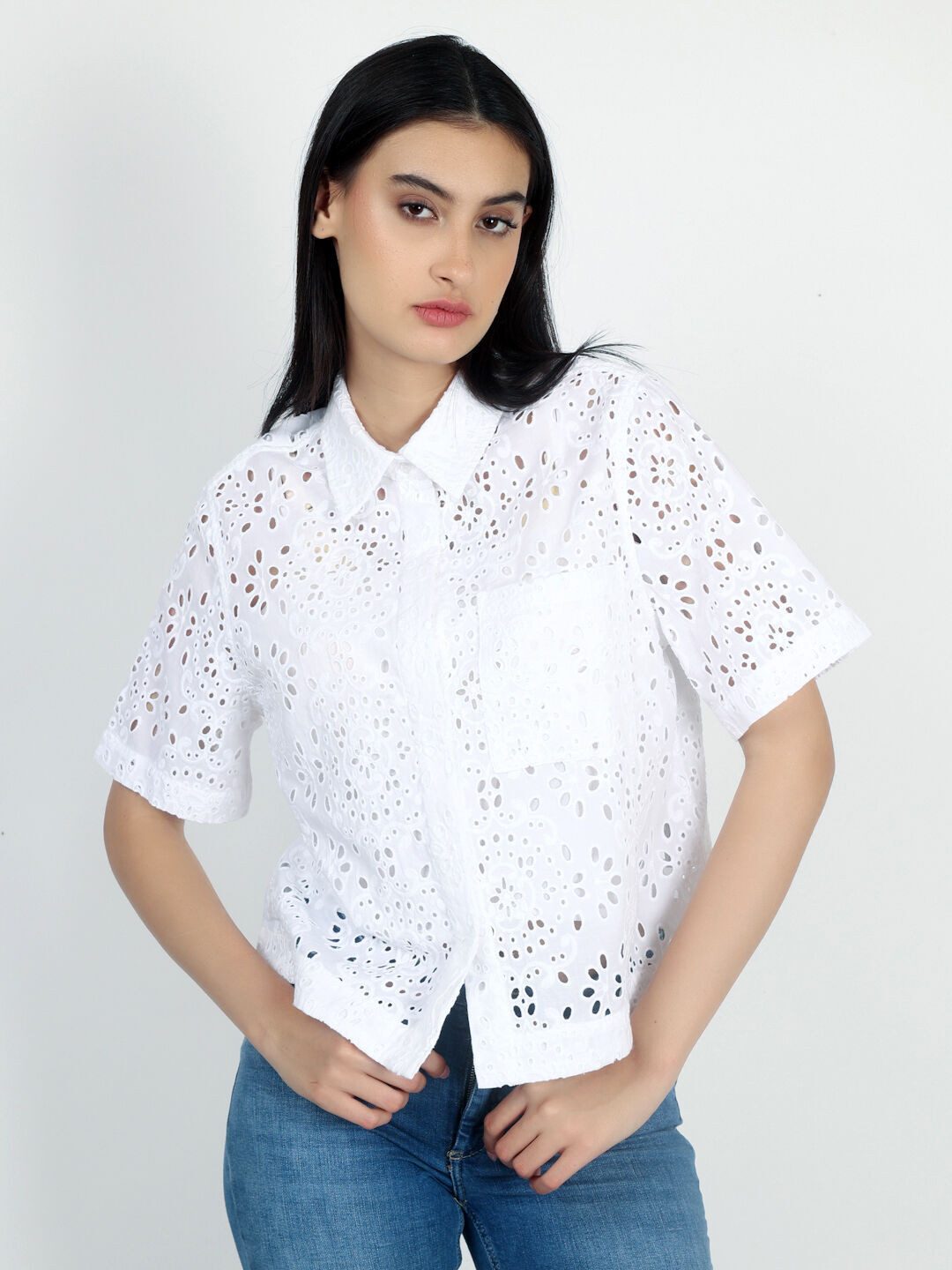 VICCI Germany Kurzarmbluse (1-tlg) günstig online kaufen