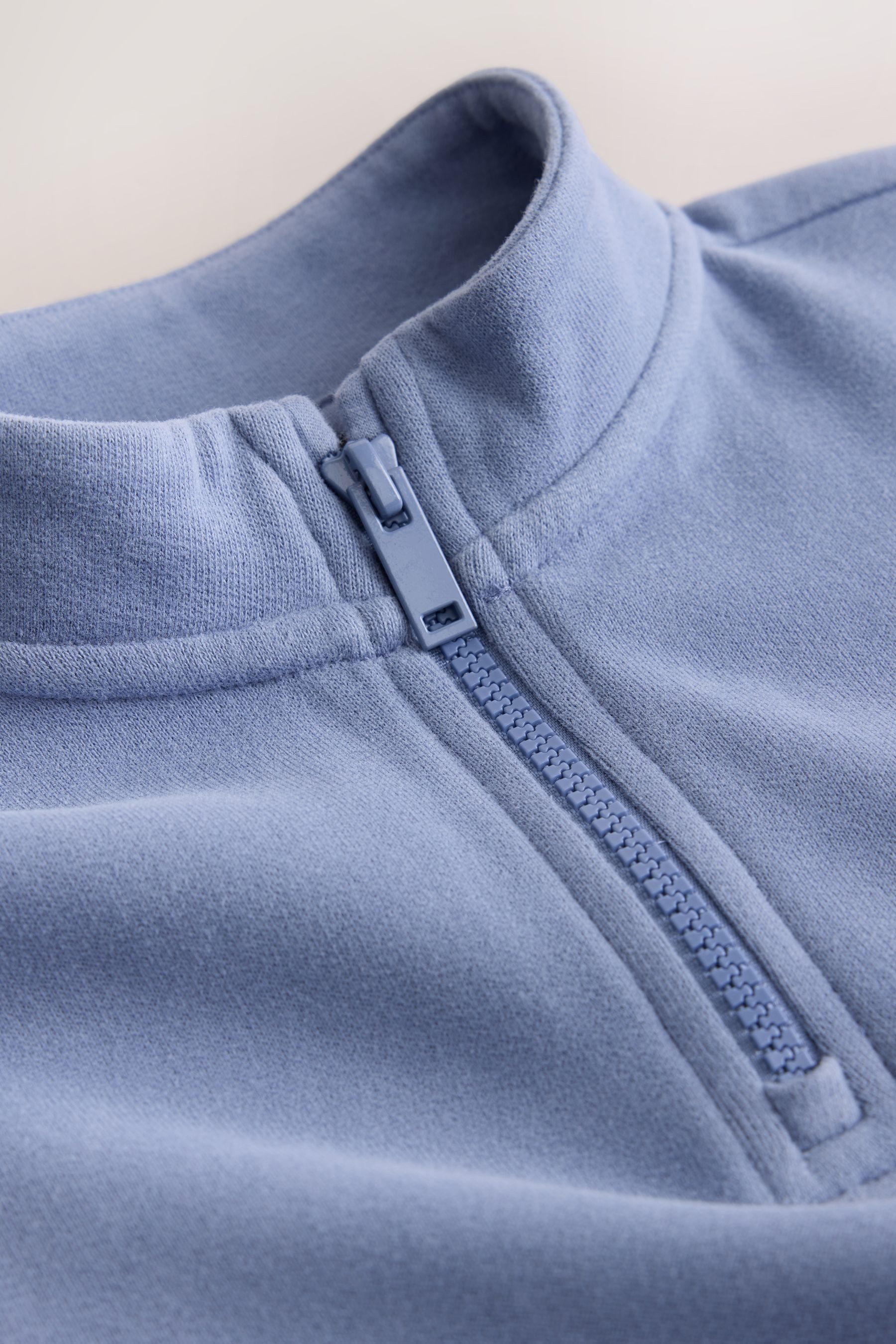 Next Sweater Weiches Sweat-Oberteil mit 1/2-Reißverschluss (1-tlg) – Bild 3 von 4
