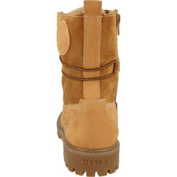 Dockers by Gerli Damen Schuhe Stiefel Leder 53AX307 gefüttert Winterboots Reißverschluss