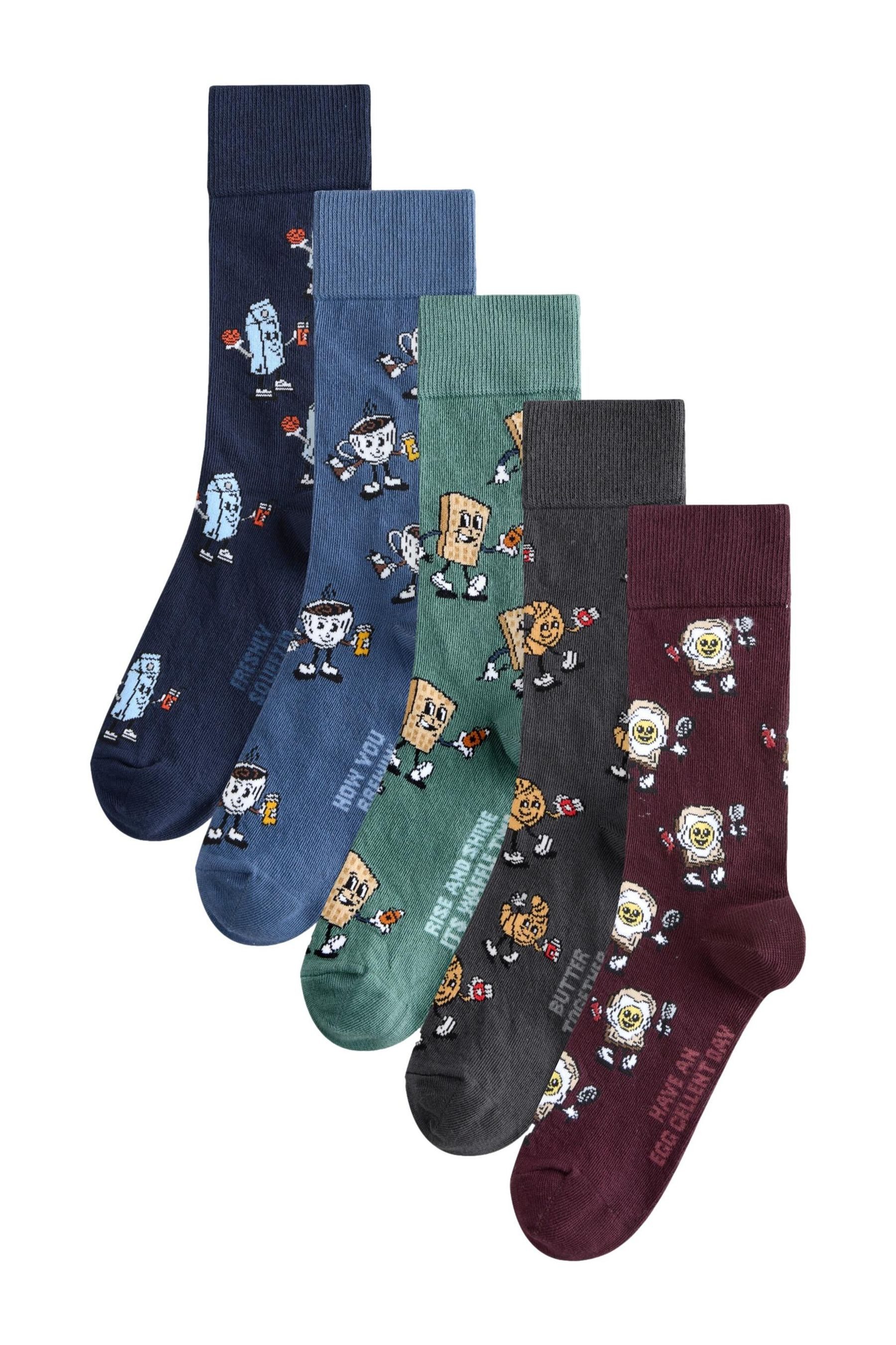 Next Kurzsocken Gemusterte Socken, 5er-Pack (5-Paar) günstig online kaufen