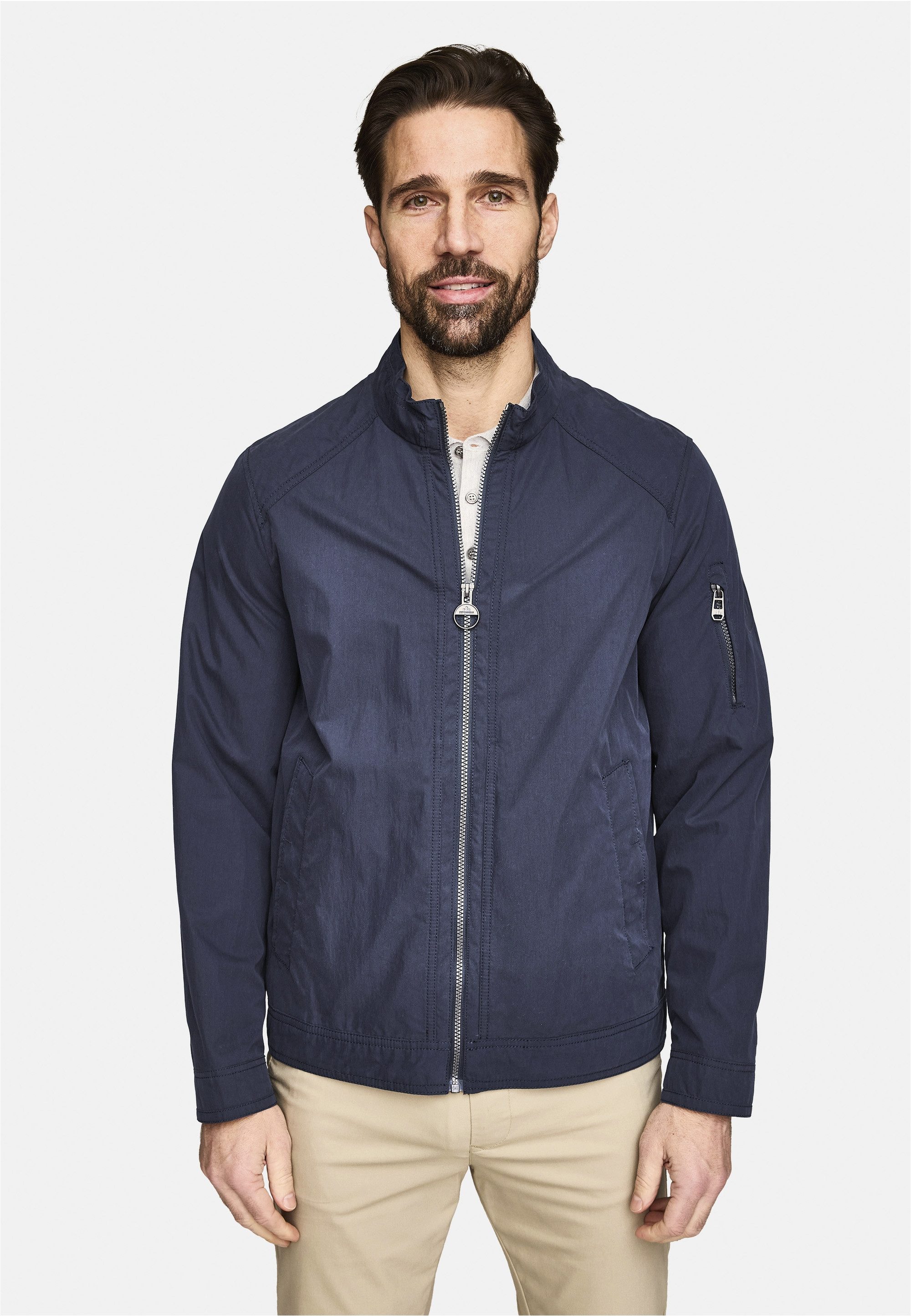 New Canadian Outdoorjacke Cool Cotton (1-St) mit verschließbarer Armtasche