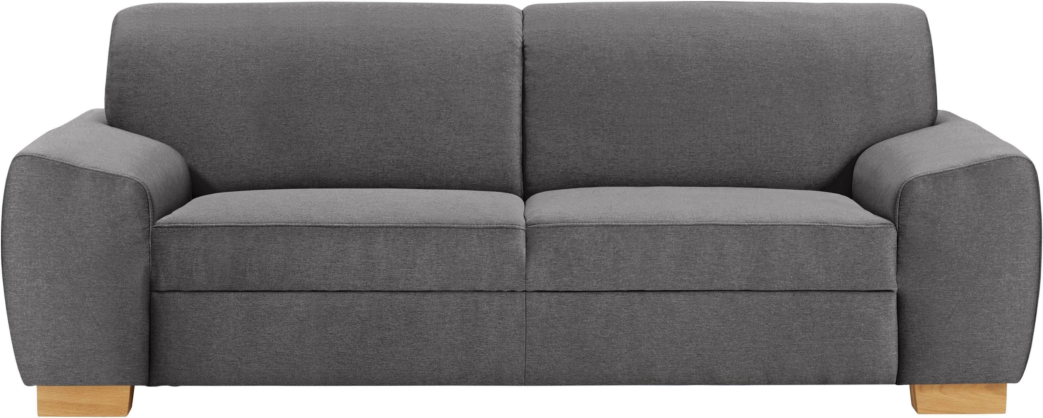 DOMO collection 2,5-Sitzer Incanto, kubische Formensprache, komfortabel, flache Armlehnen