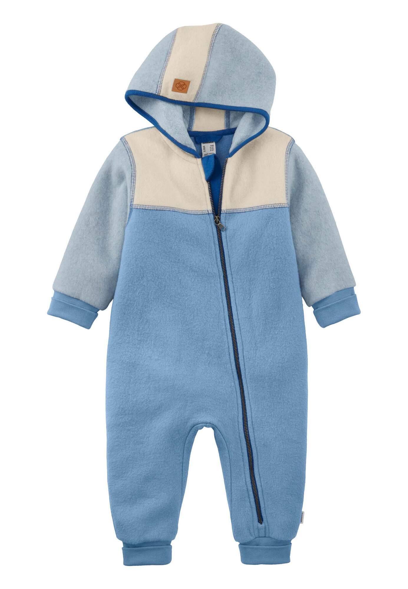 Hessnatur Fleeceoverall aus reiner Bio-Baumwolle (1-tlg)