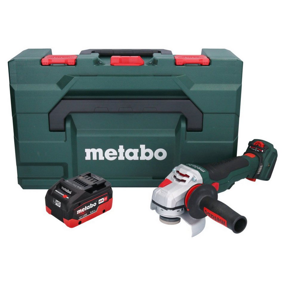 Thumbnail - metabo Winkelschleifer WVB 18 LTX BL 15-125 Quick Winkelschleifer 18 V 125 mm + 1x Akku 8 Ah